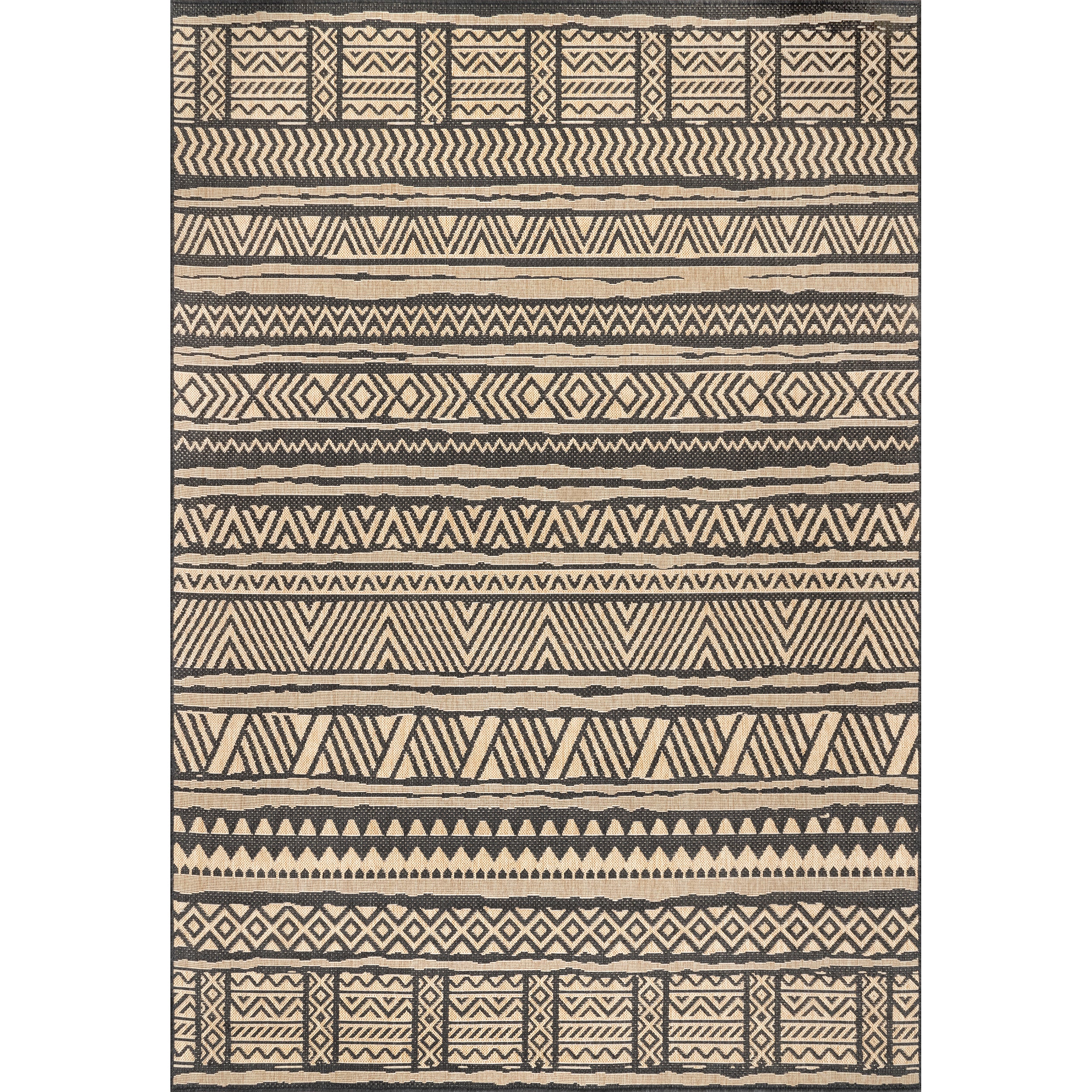 Abbey Tribal Striped Indoor/Outdoor Area Rug - Image 21