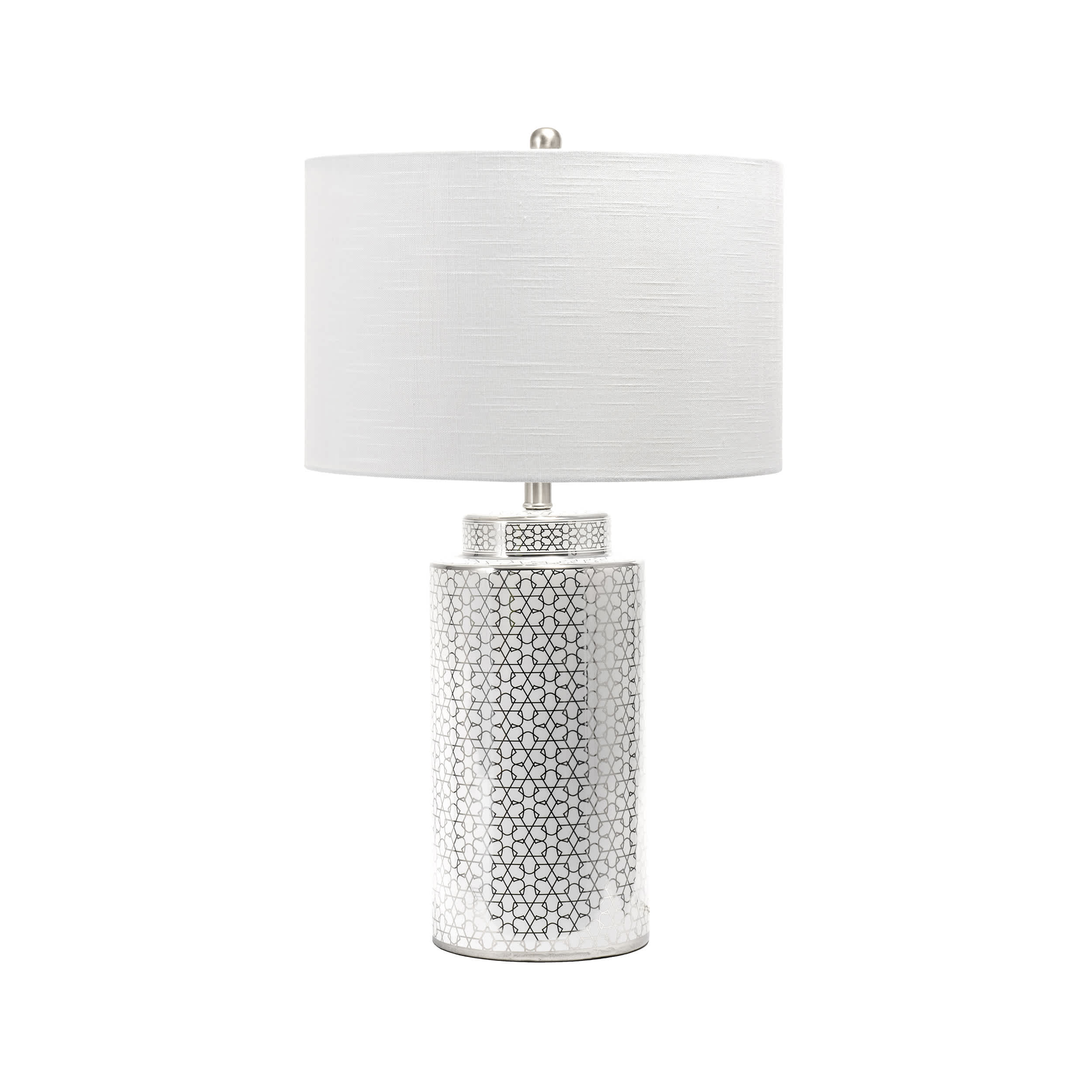 Austin 29 Ceramic Floral Trellis Table Lamp