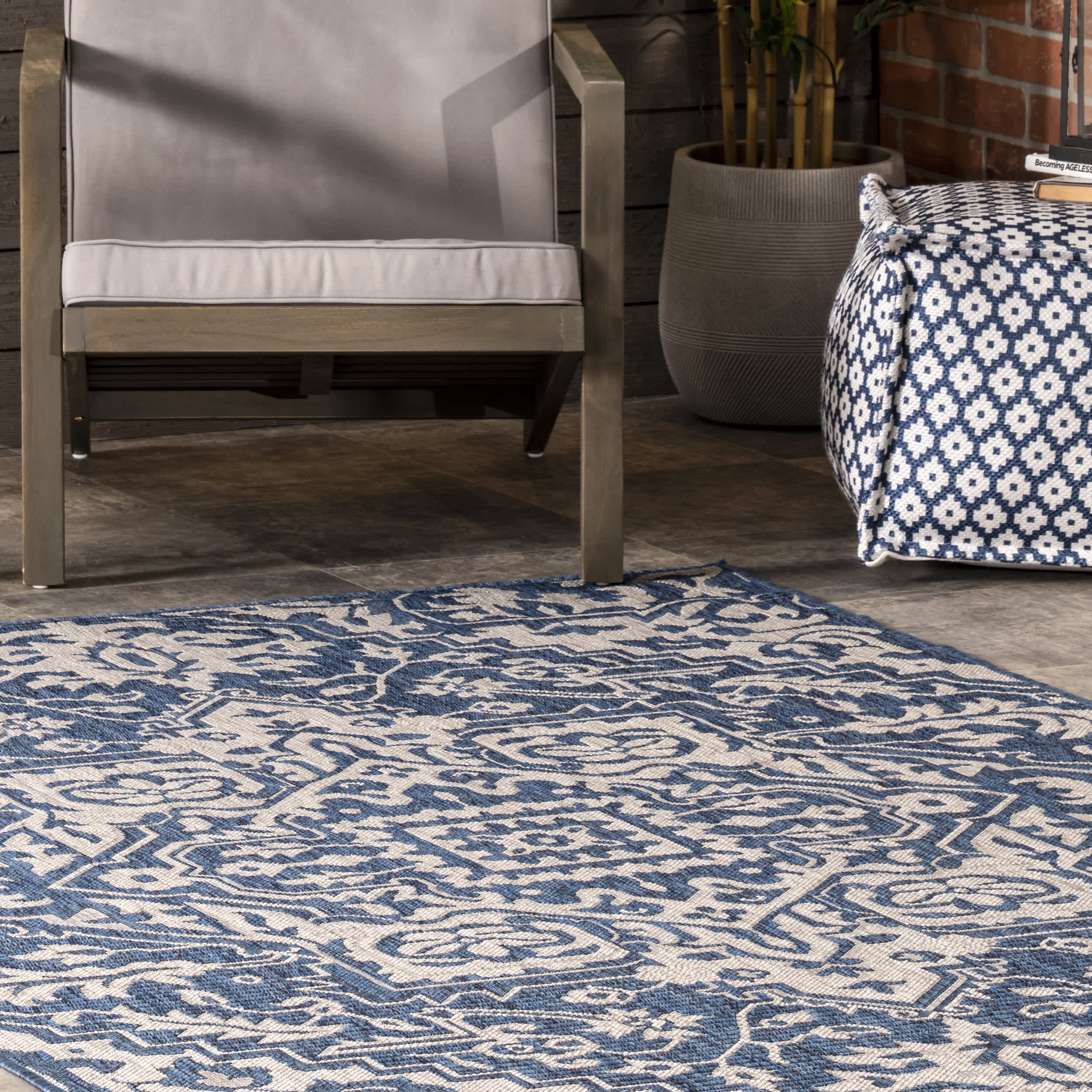 Lane Elegant Medallion Indoor/Outdoor Area Rug - Image 18
