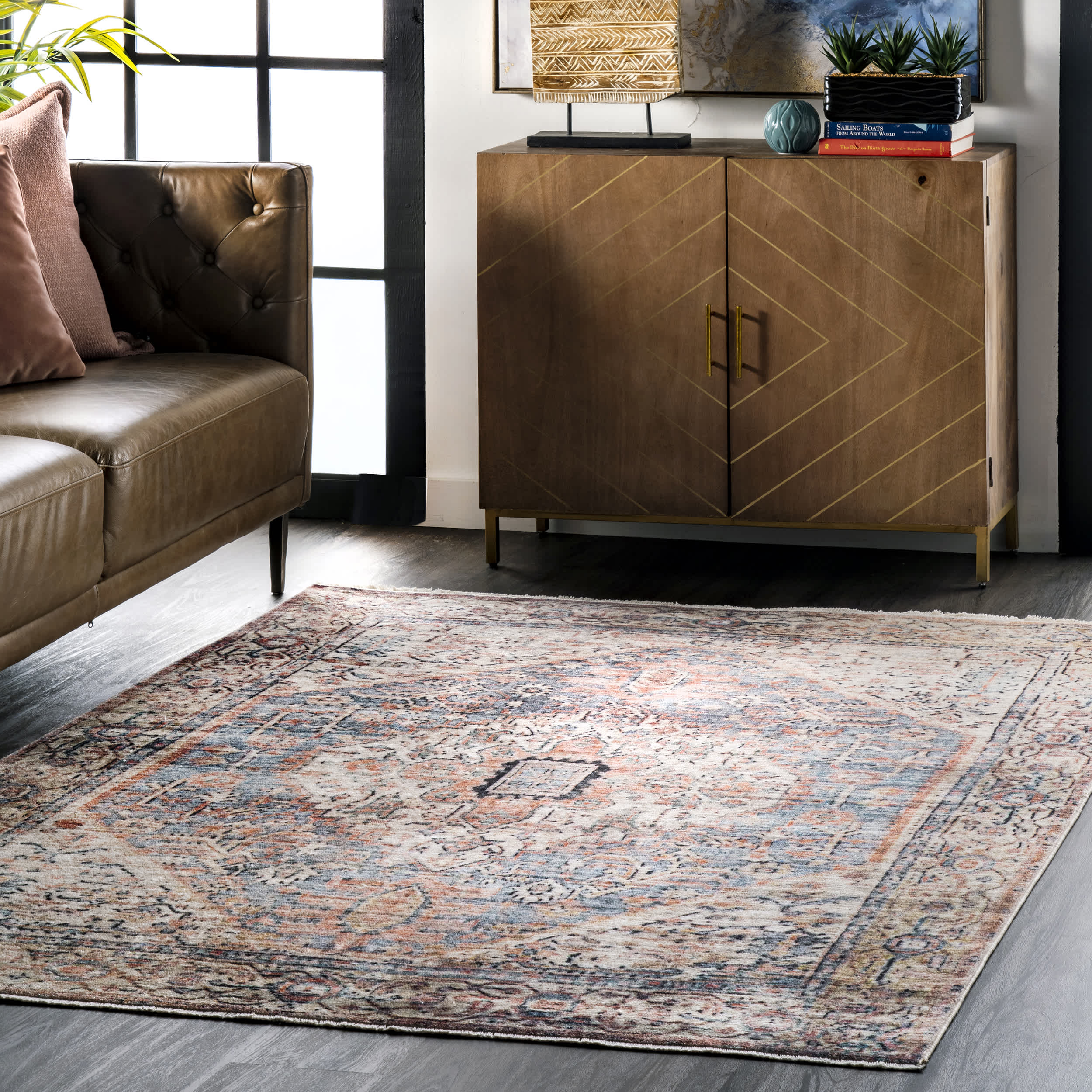 Herati Medallion Area Rug - Image 2