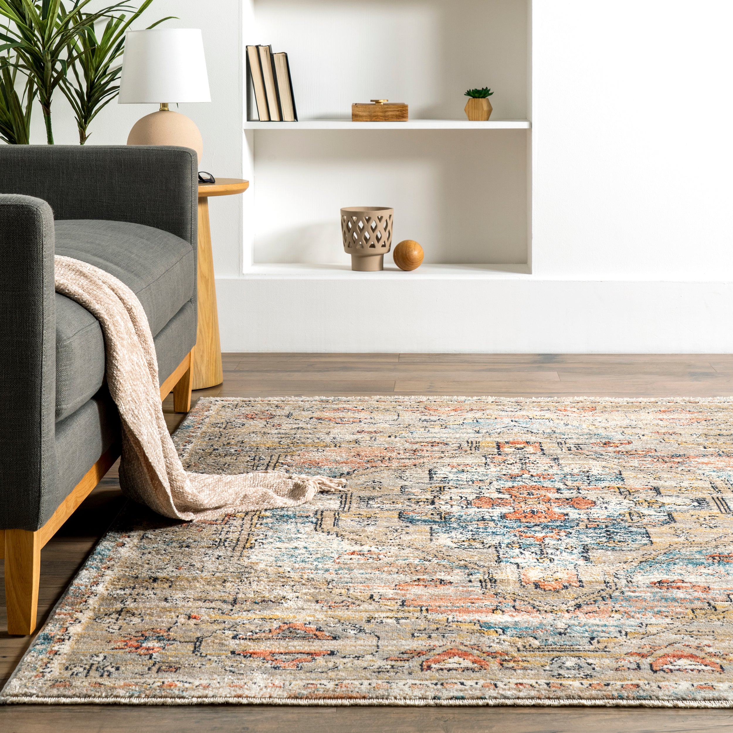 Marley Traditional Medallion Fringe Area Rug - Image 8