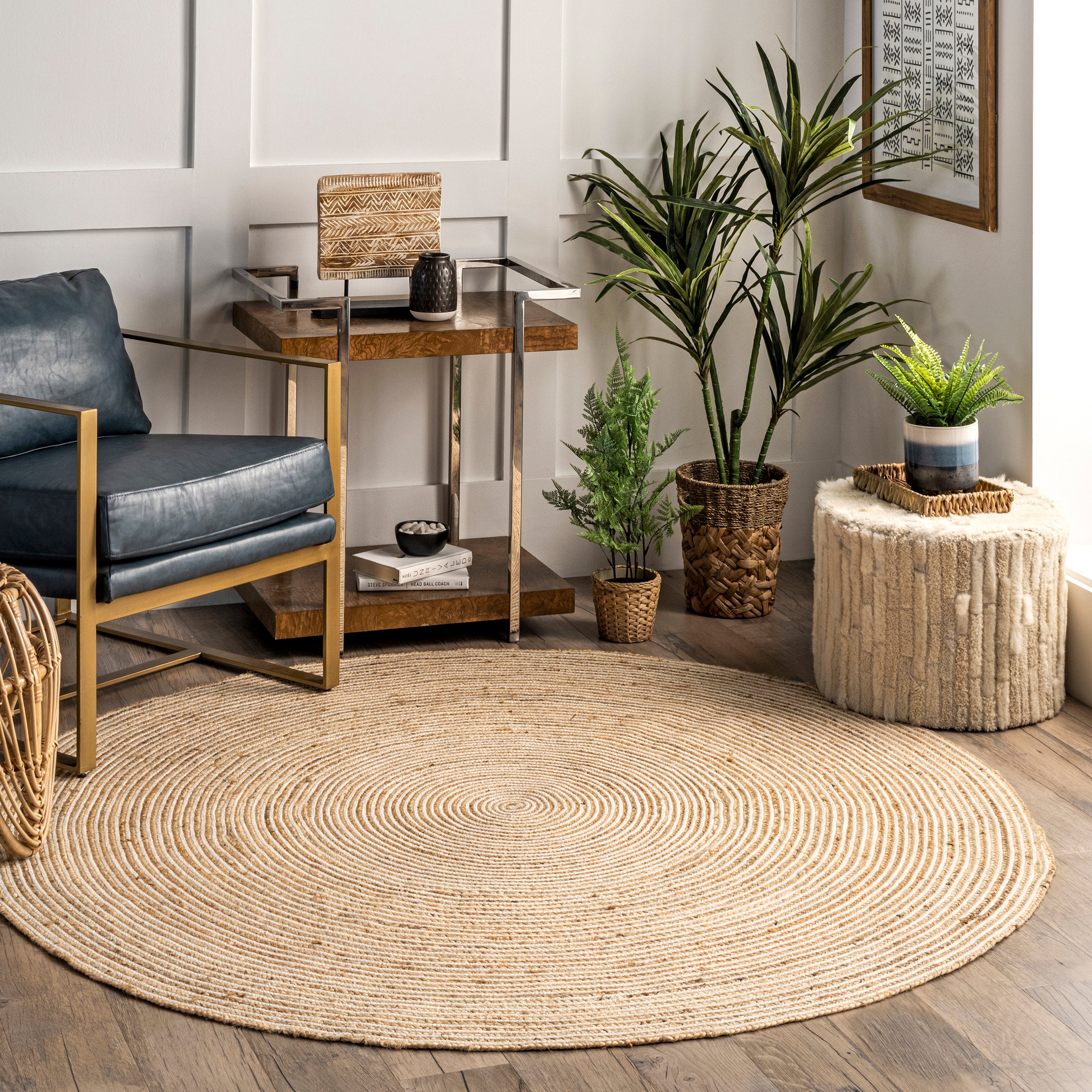 Alanis Farmhouse Jute Area Rug - Image 2