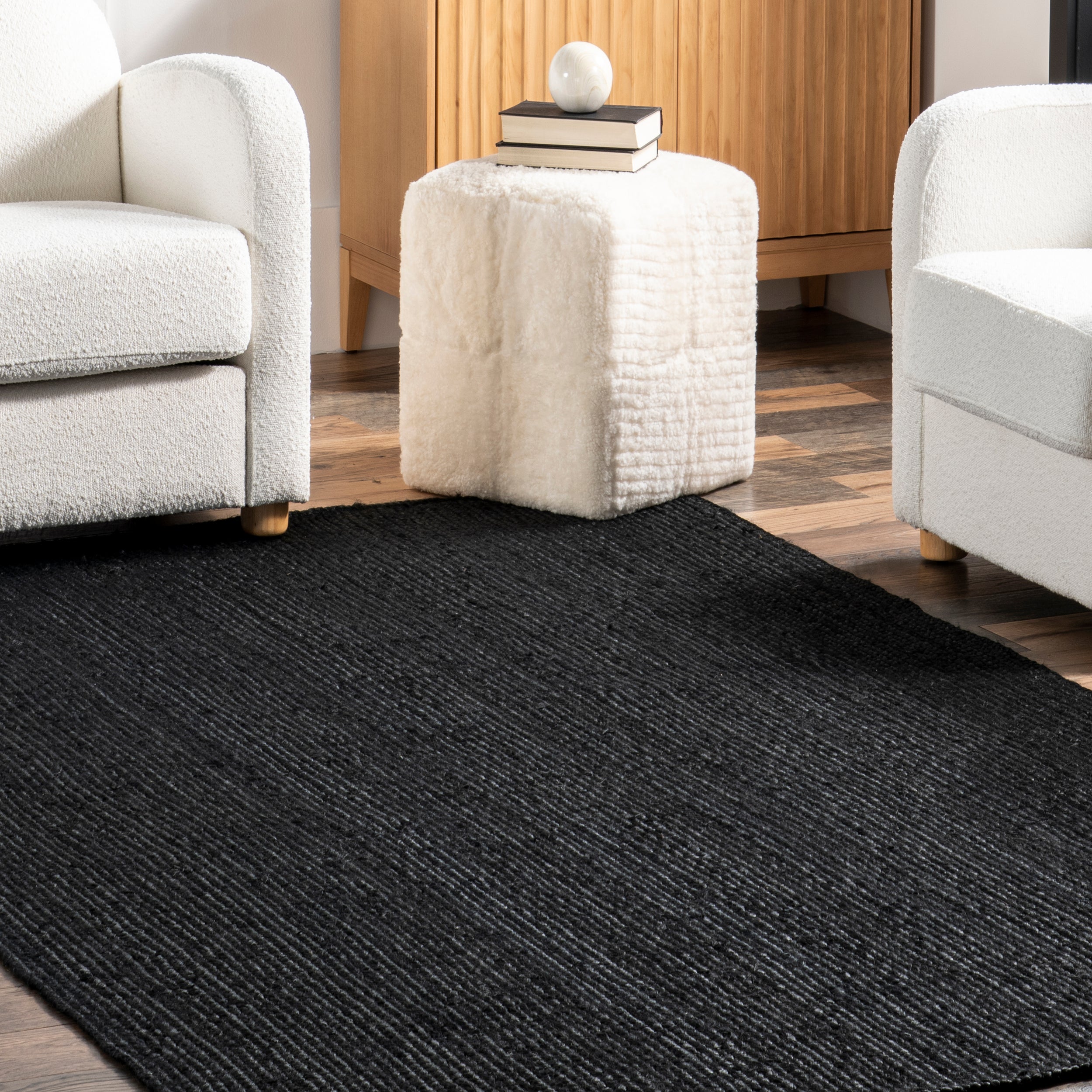 Rigo Hand Woven Farmhouse Jute Area Rug - Image 9