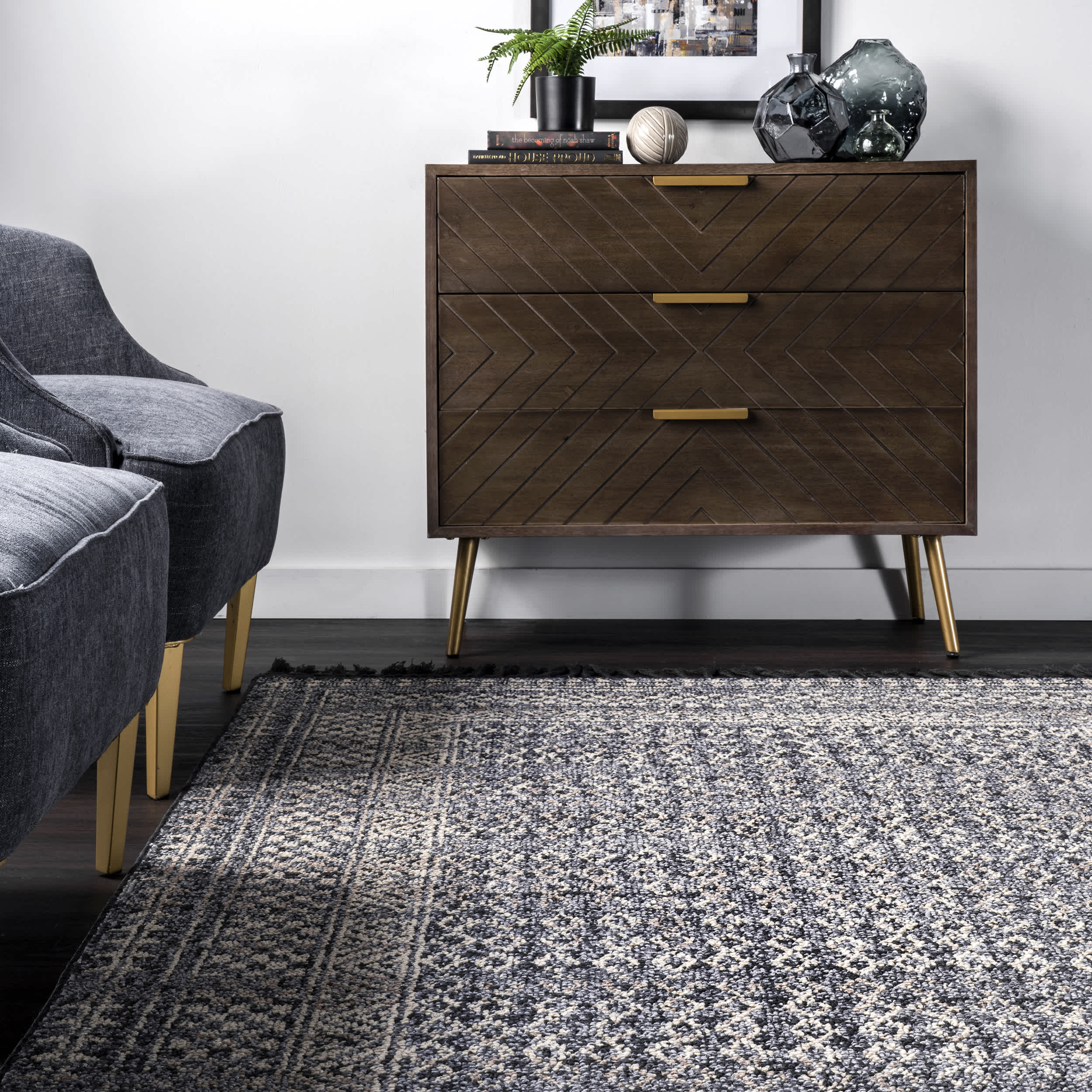 Claudia Diamond Tassel Area Rug - Image 20