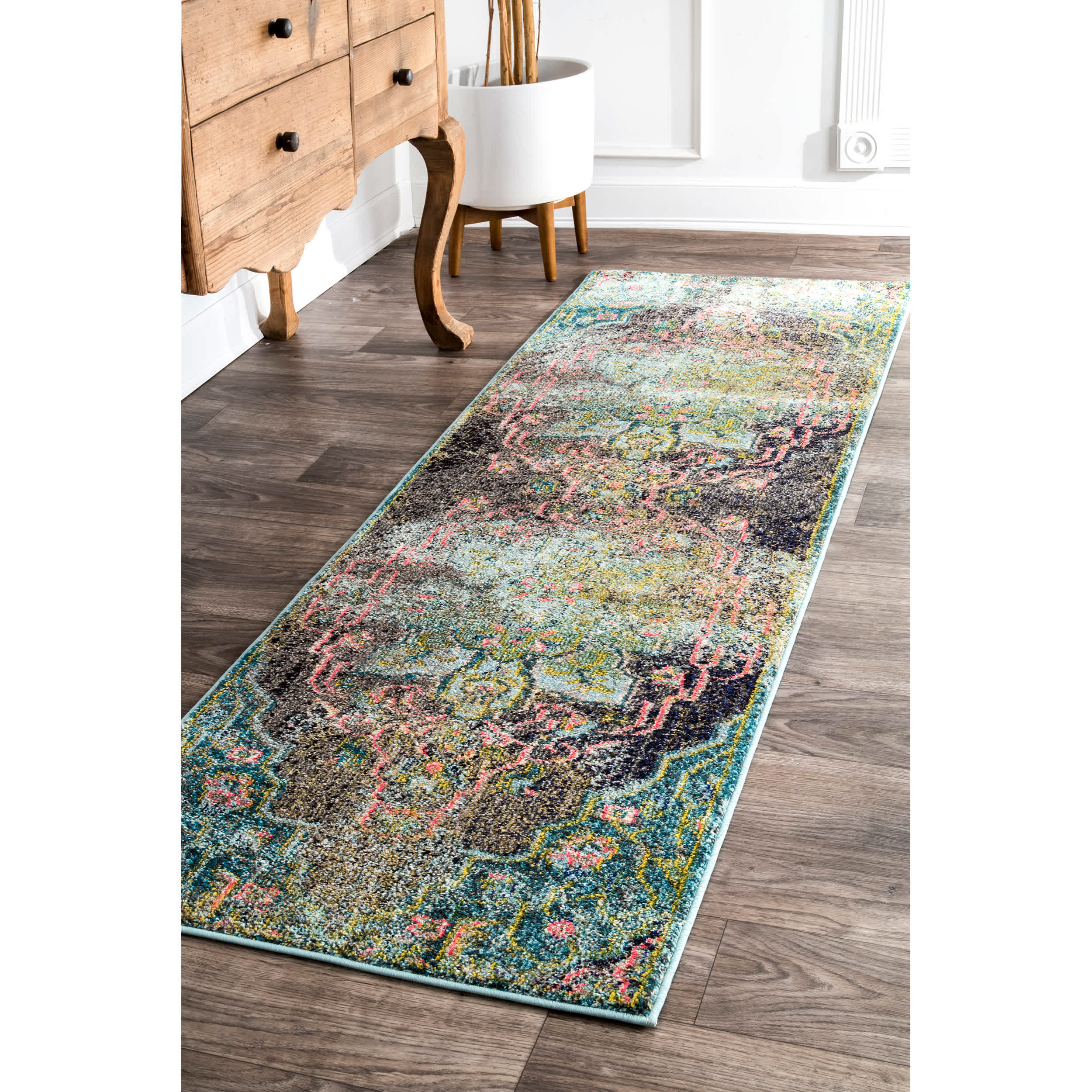 Santos Floral Medallion Area Rug - Image 5