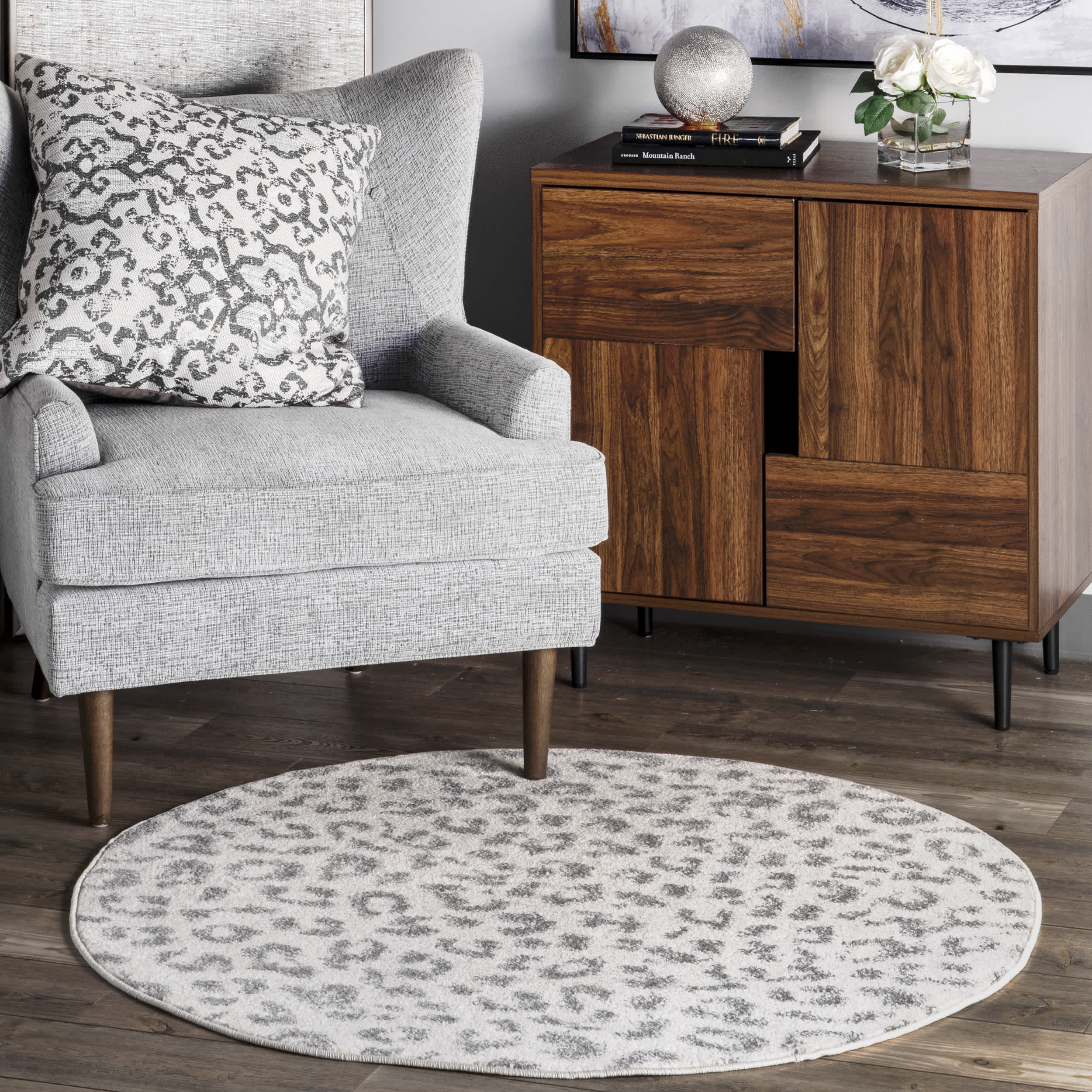 Leopard Print Area Rug - Image 11