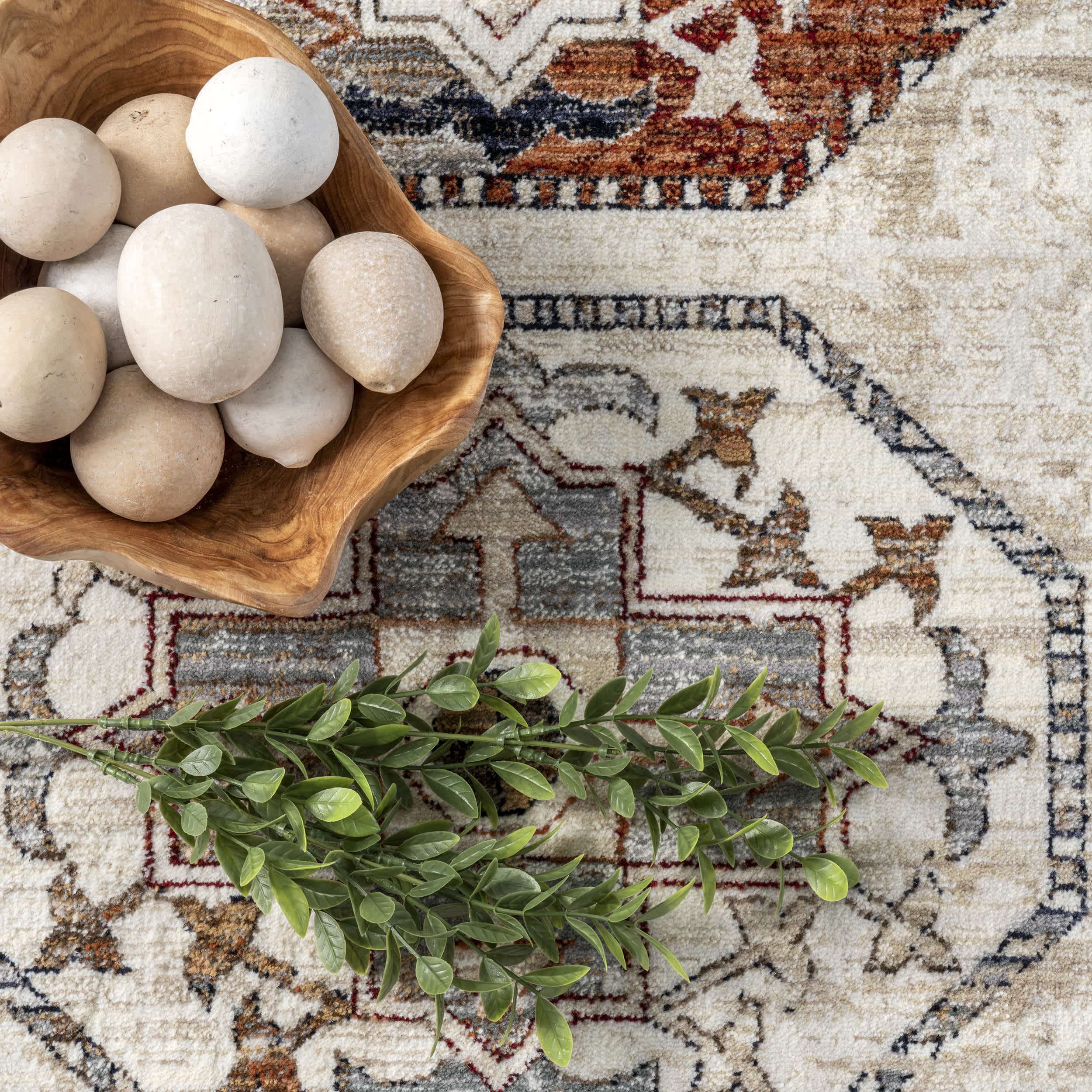 Astrid Traditional Motif Fringe Area Rug - Image 6