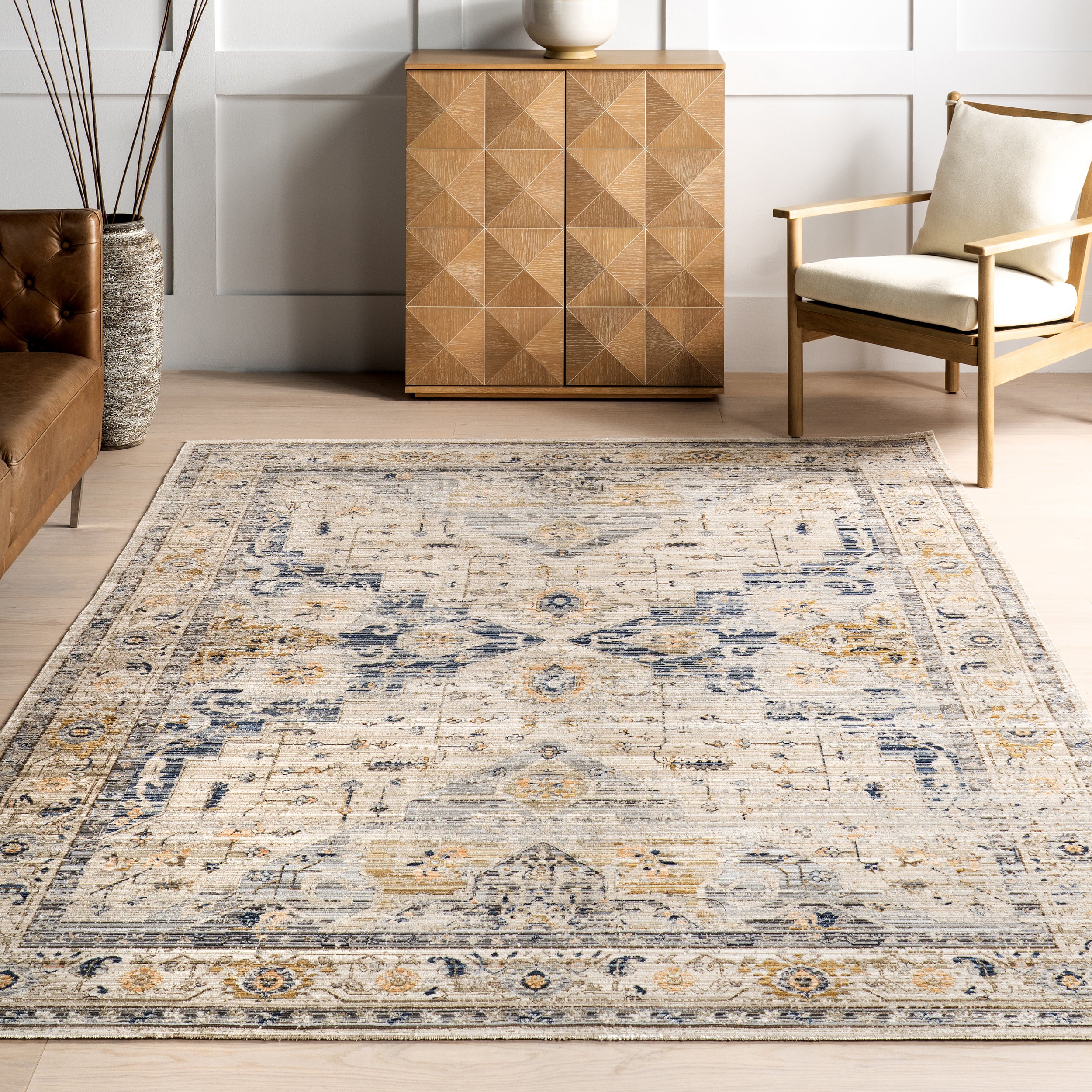 Martha Medallion Indoor/Outdoor Area Rug - Image 9