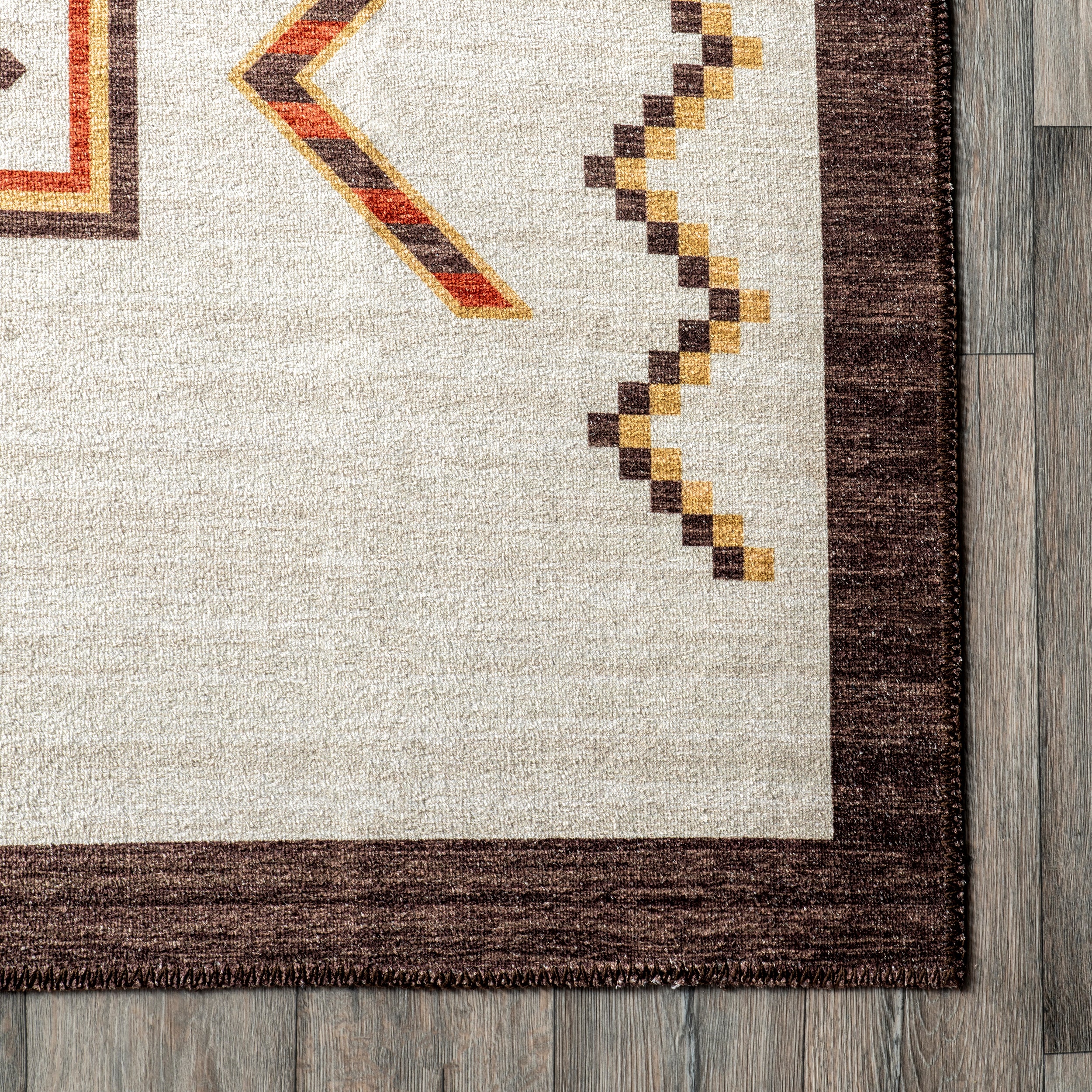 Colbie Tribal Machine Washable Area Rug - Image 14