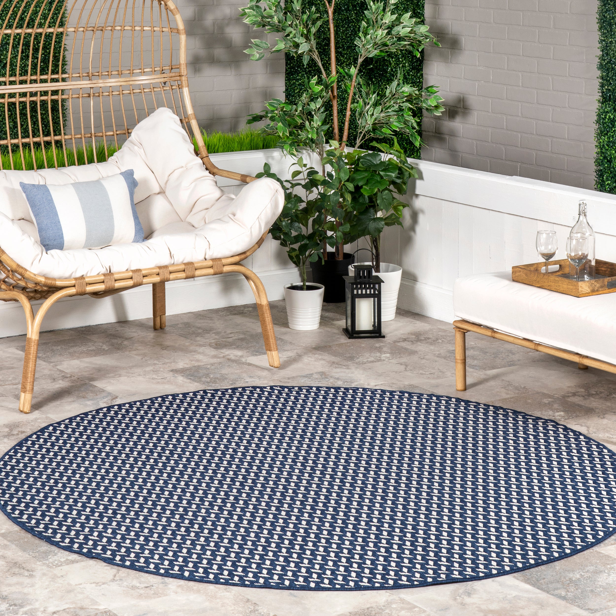 Camryn Herringbone Indoor/Outdoor Area Rug - Image 21