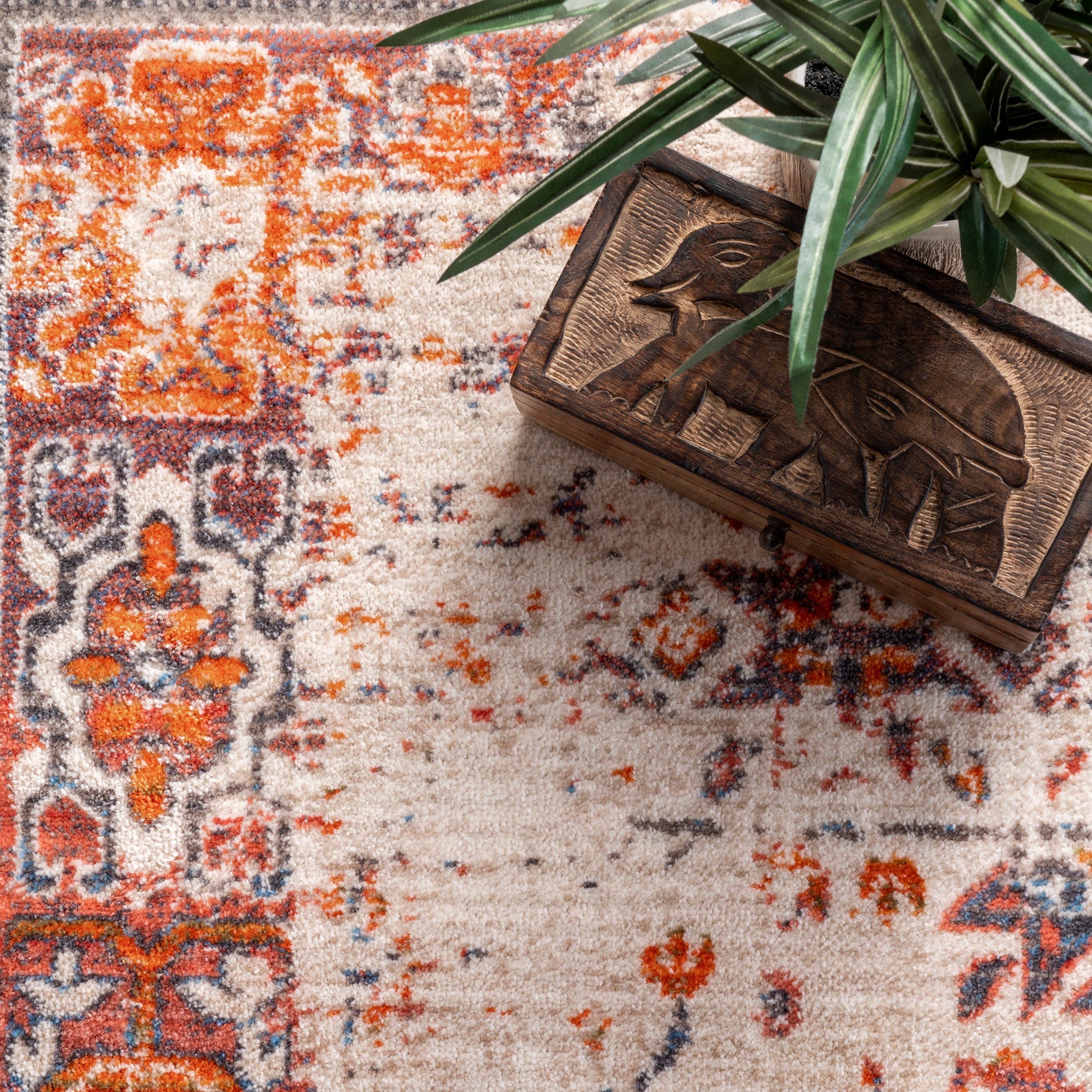 Farley Medallion Fringe Area Rug - Image 17