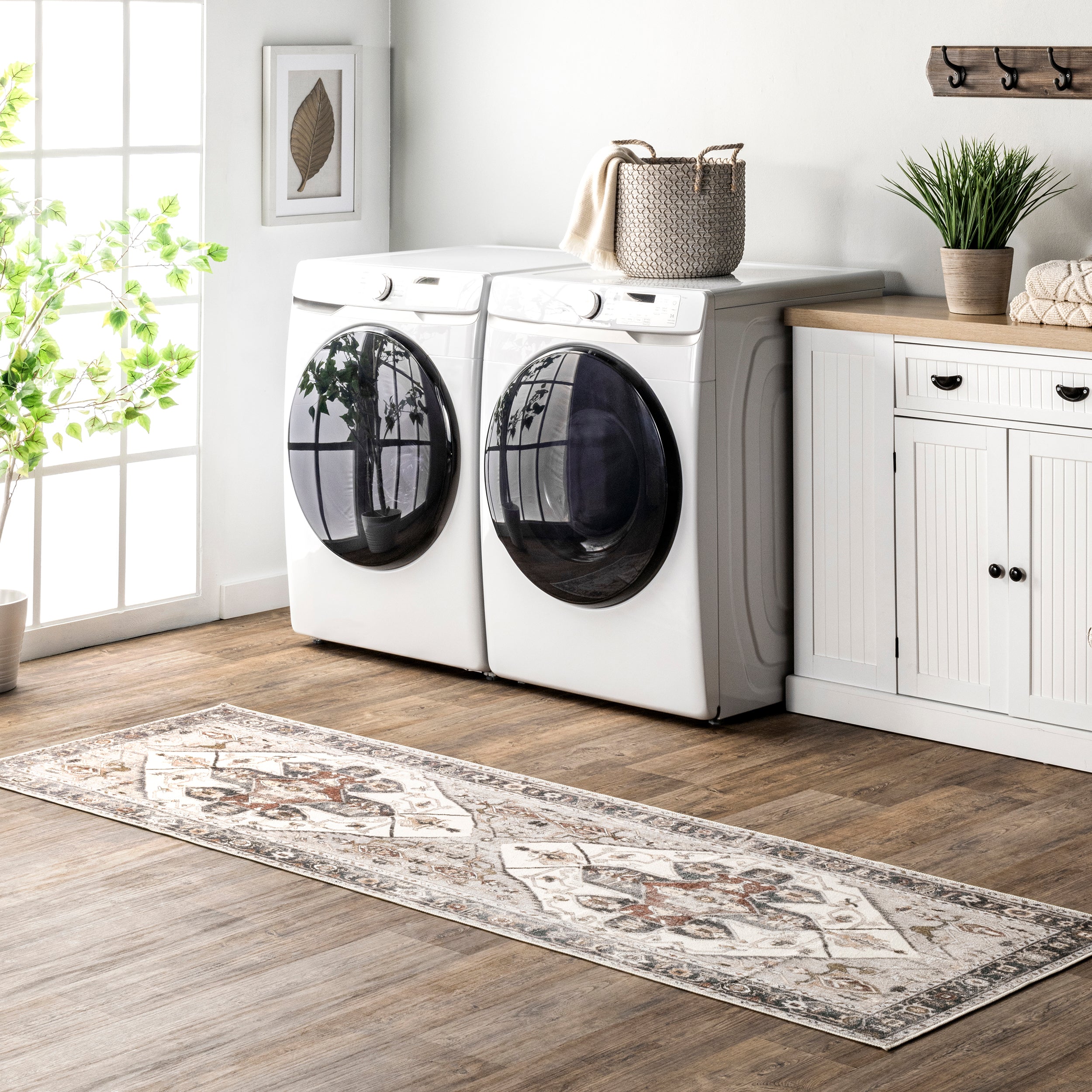 Mali Machine Washable Traditional Medallion Area Rug - Image 11