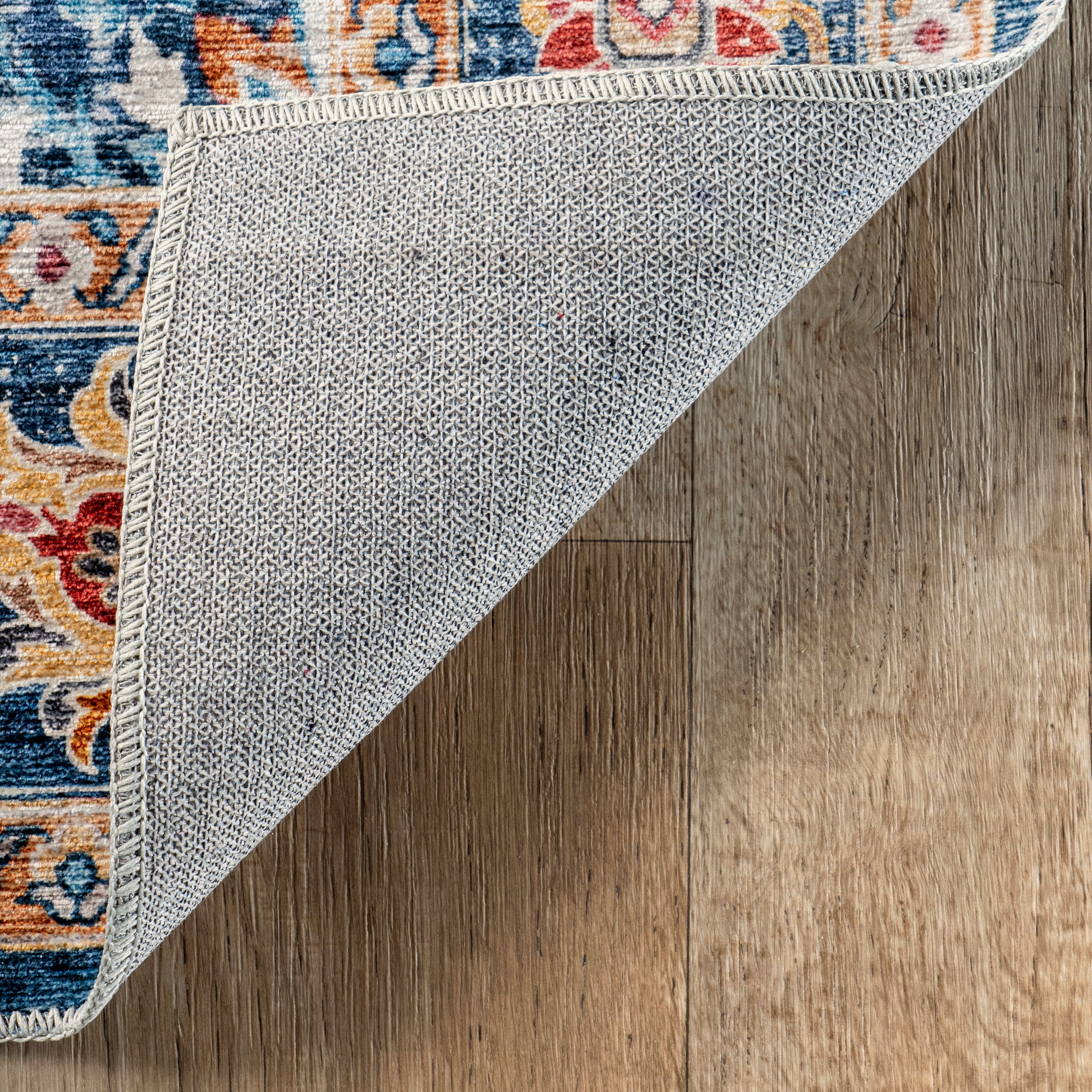 Emi Traditional Stain-Resistant Machine Washable Area Rug - Image 7