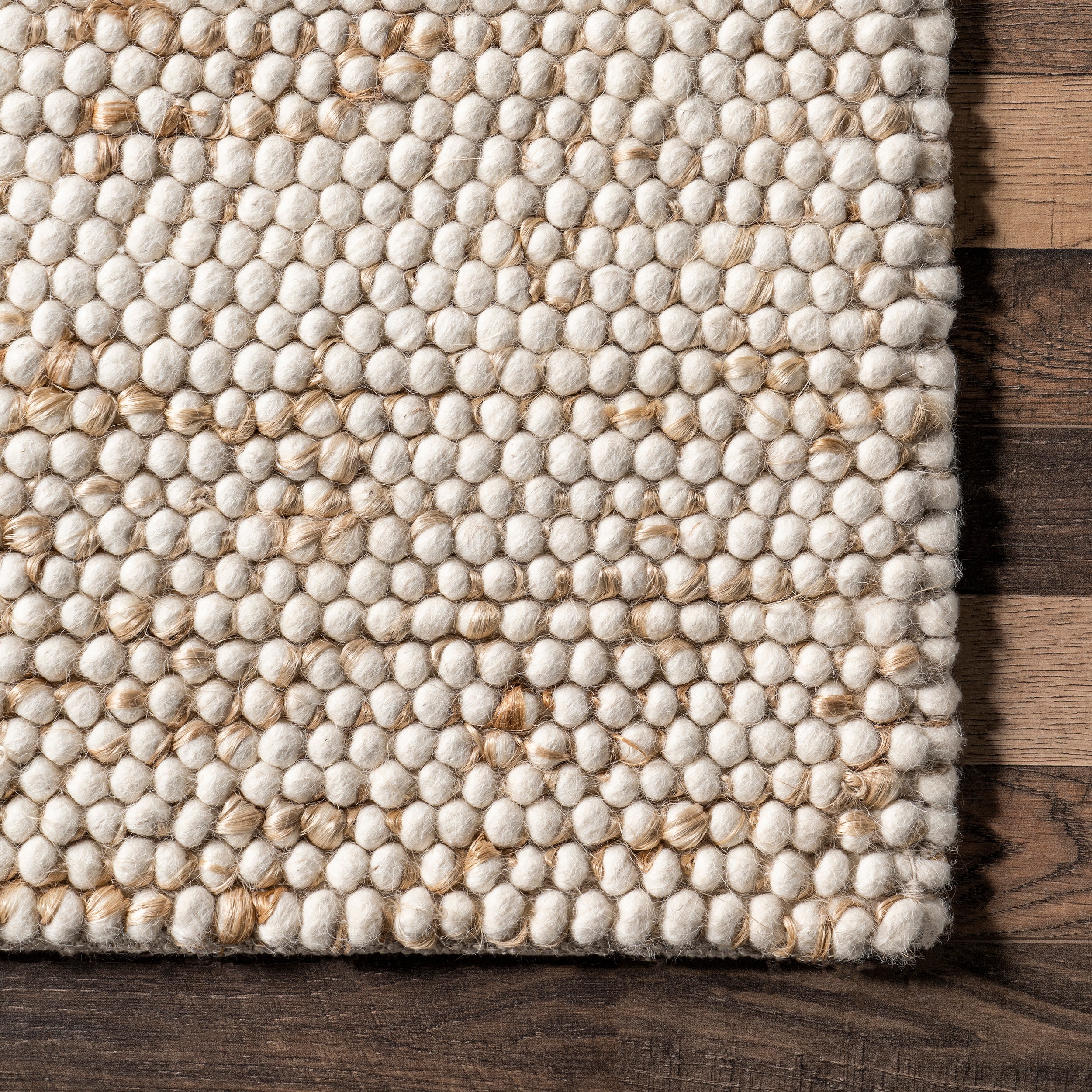 Deeanna Casual Textured Wool Area Rug - Image 5