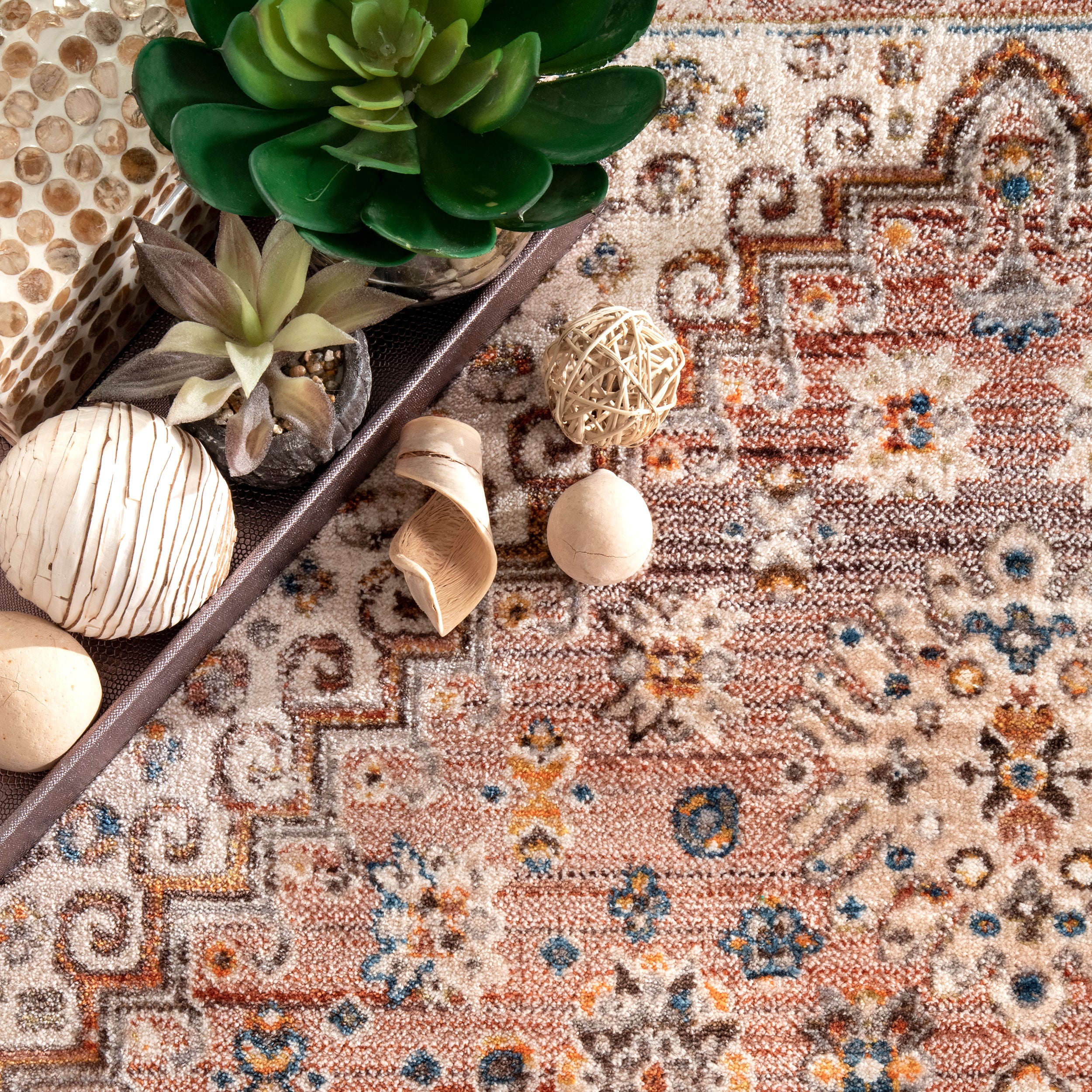 Farley Medallion Fringe Area Rug - Image 28