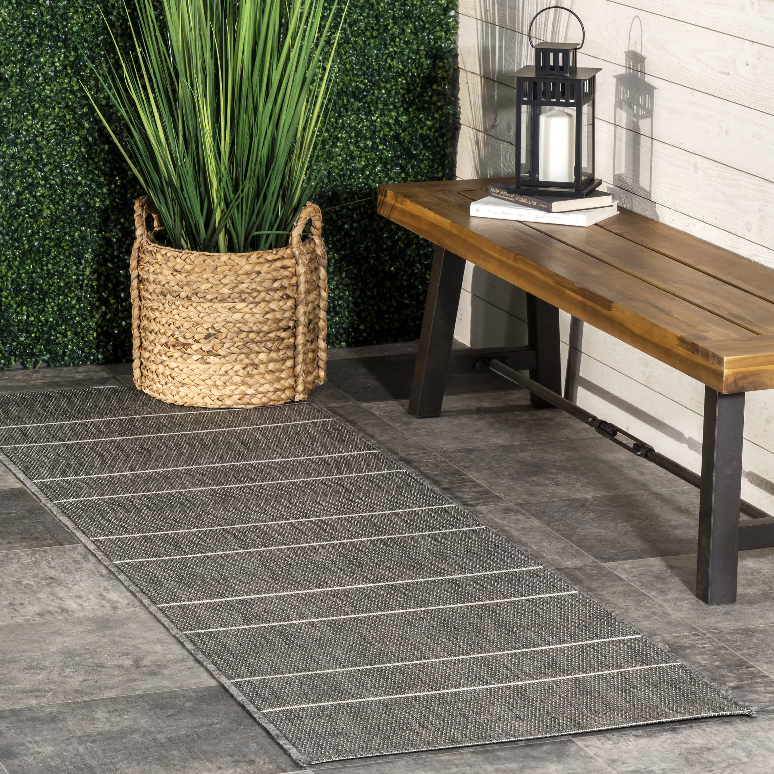 Alaina Indoor/Outdoor Striped Area Rug - Image 10