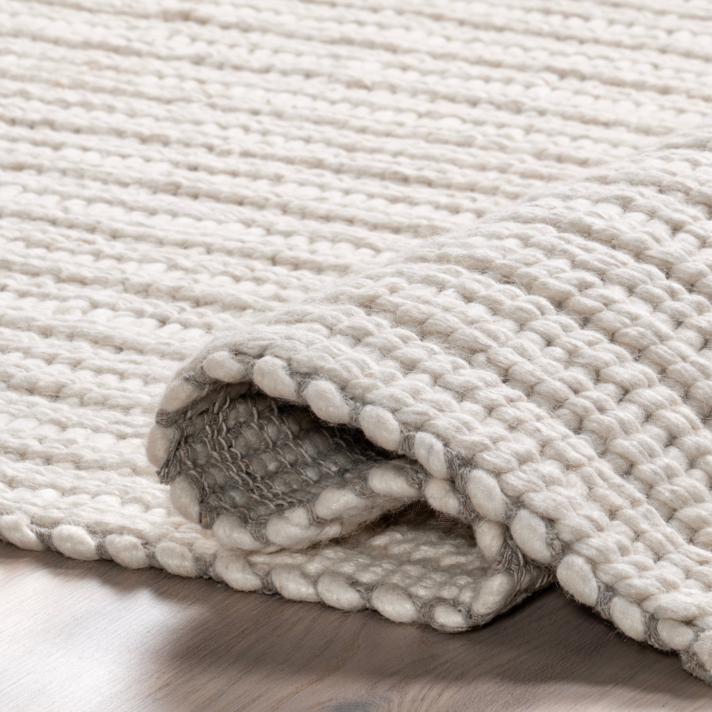 Aaleigha Casual Striped Wool Area Rug - Image 13