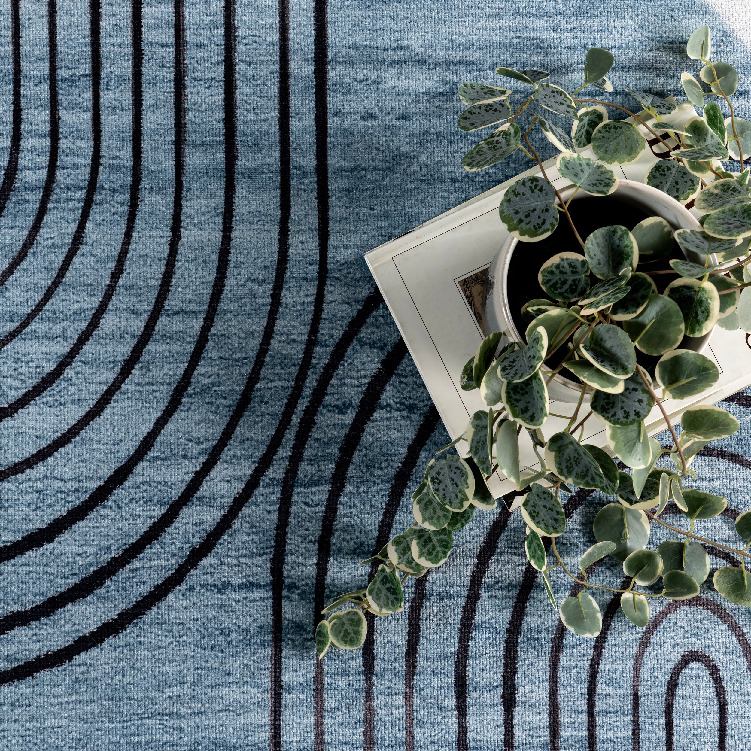 Martine Abstract Sun Machine Washable Area Rug - Image 17