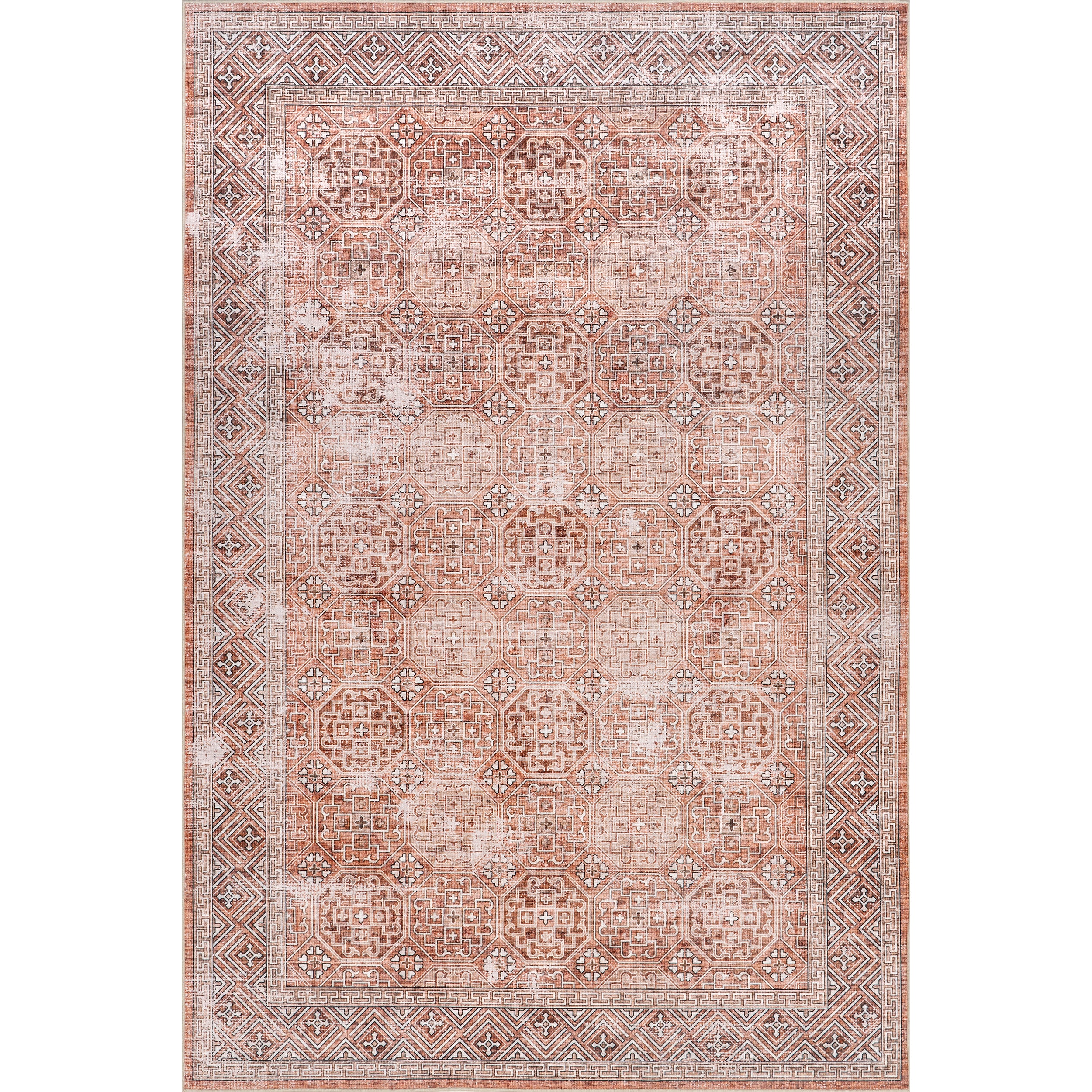 Xenia Faded Transitional Machine Washable Area Rug - Image 10