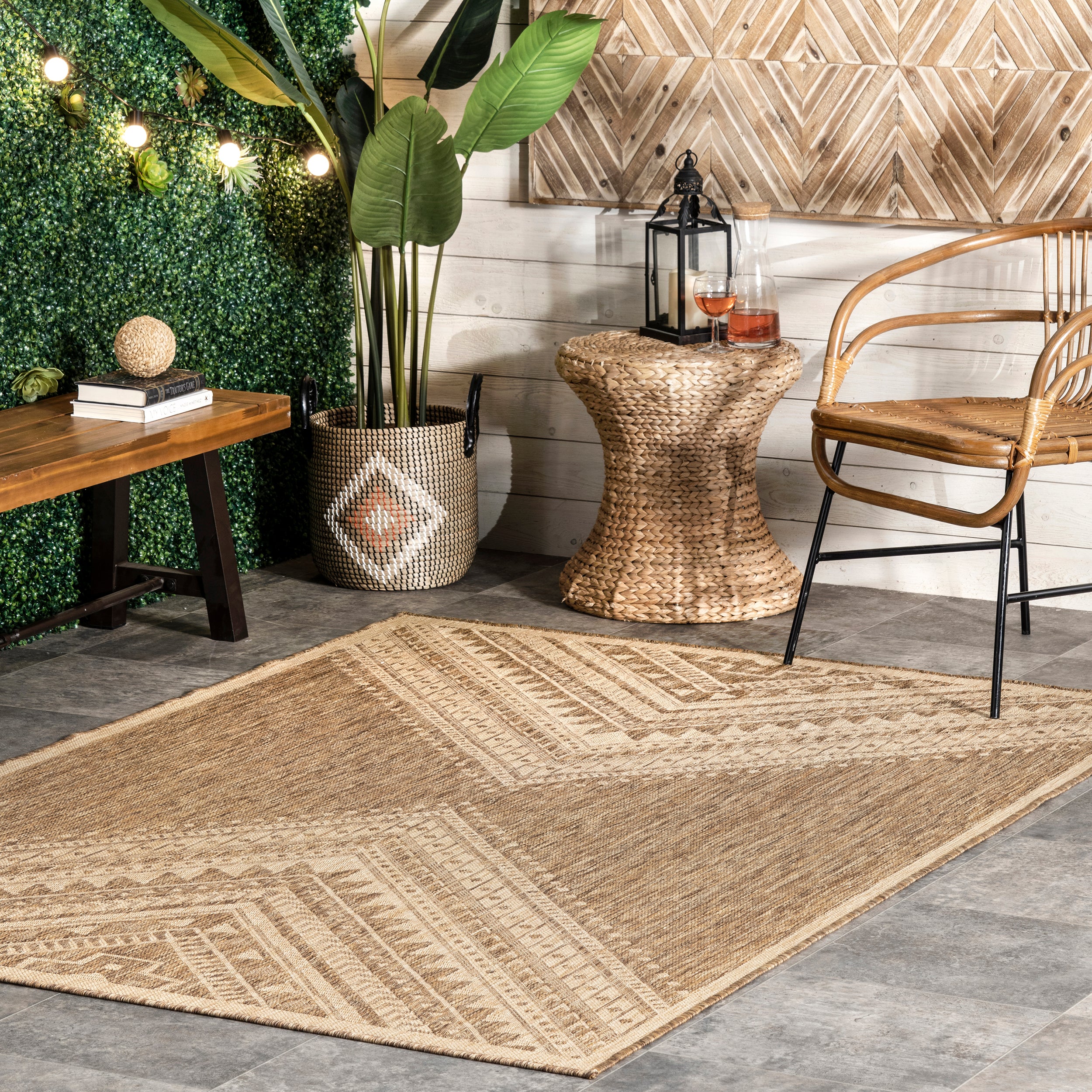 Landry Aztec Indoor/Outdoor Area Rug - Image 2