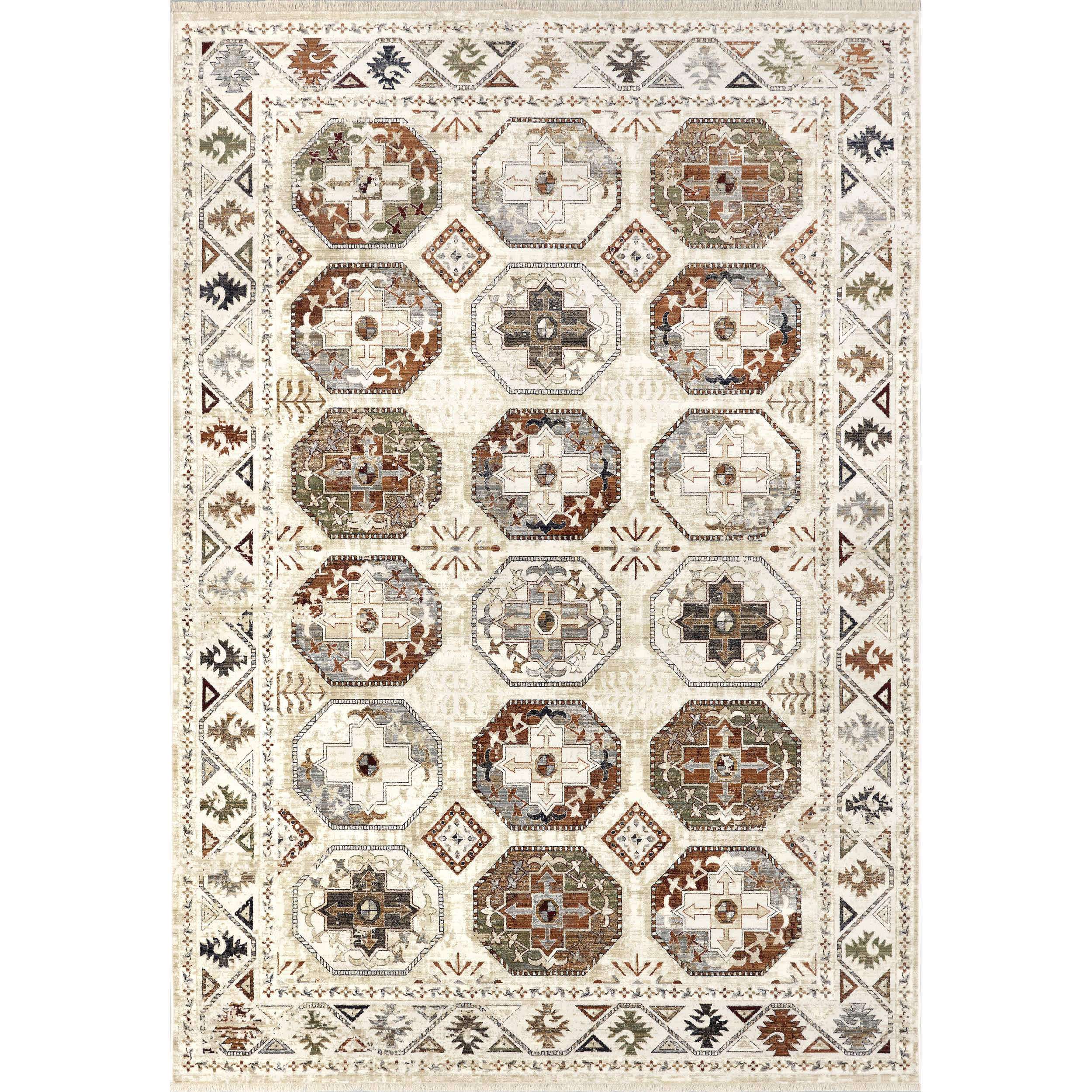 Astrid Traditional Motif Fringe Area Rug
