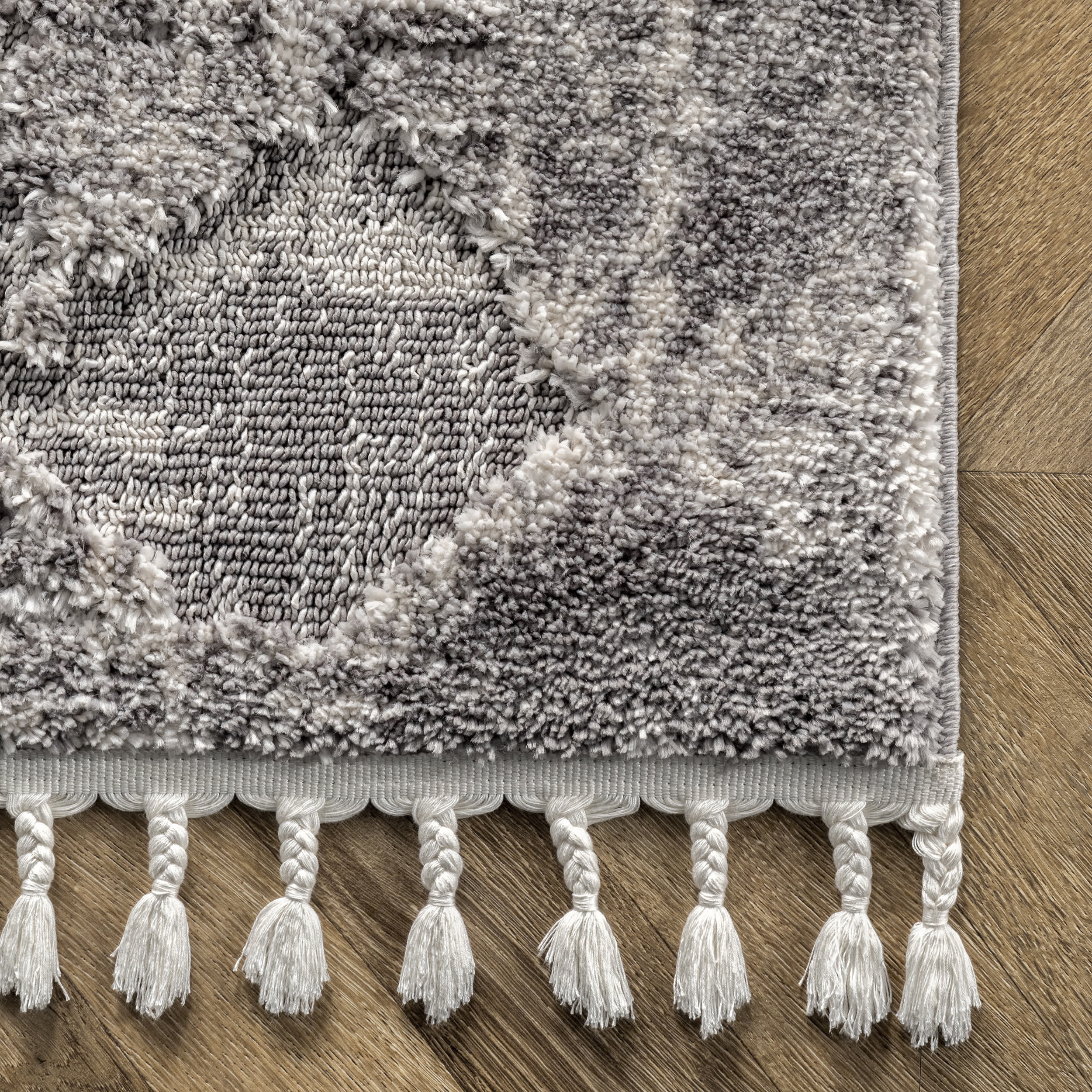 Agata Textured Tassel Area Rug - Image 9