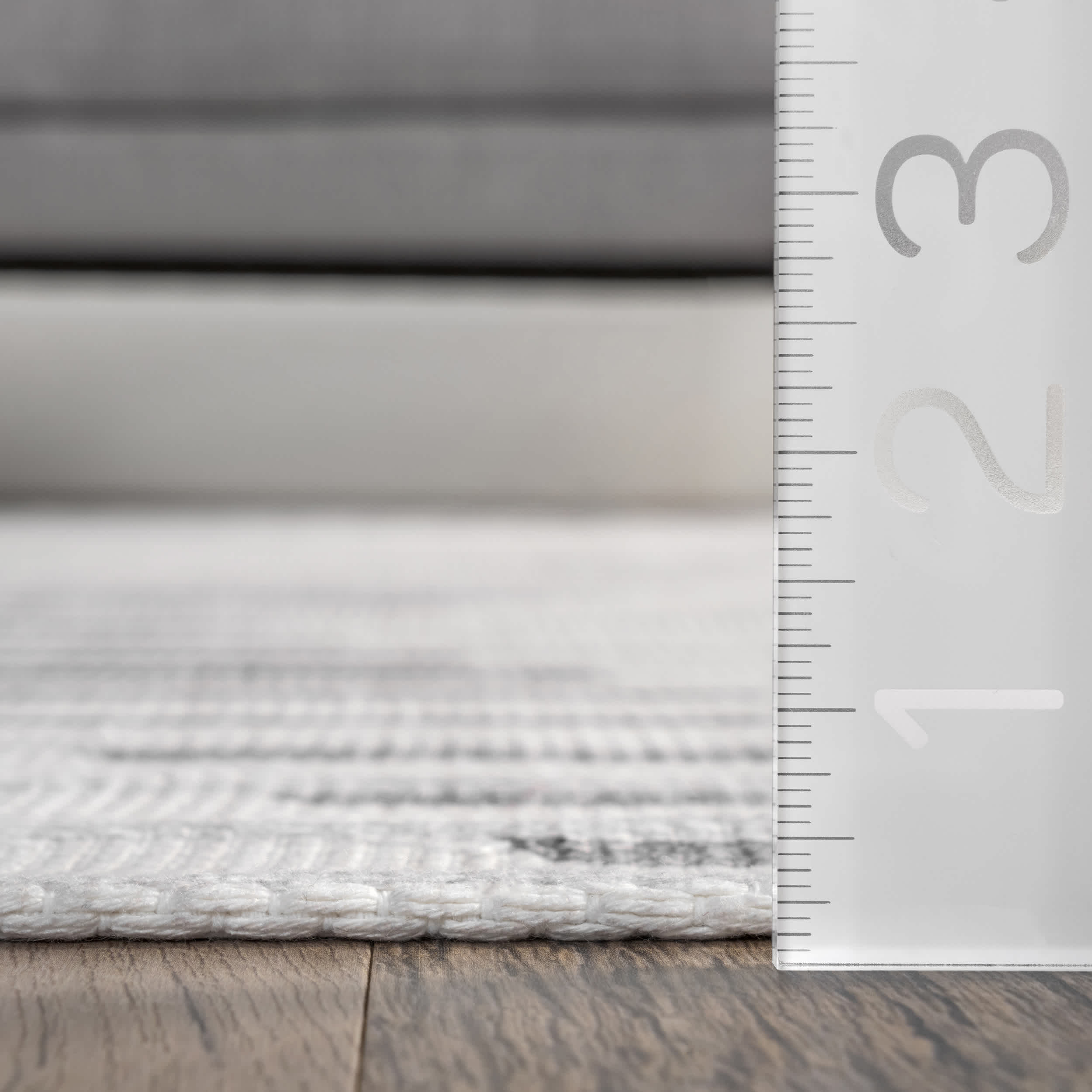 Modern Striped Washable Area Rug - Image 3