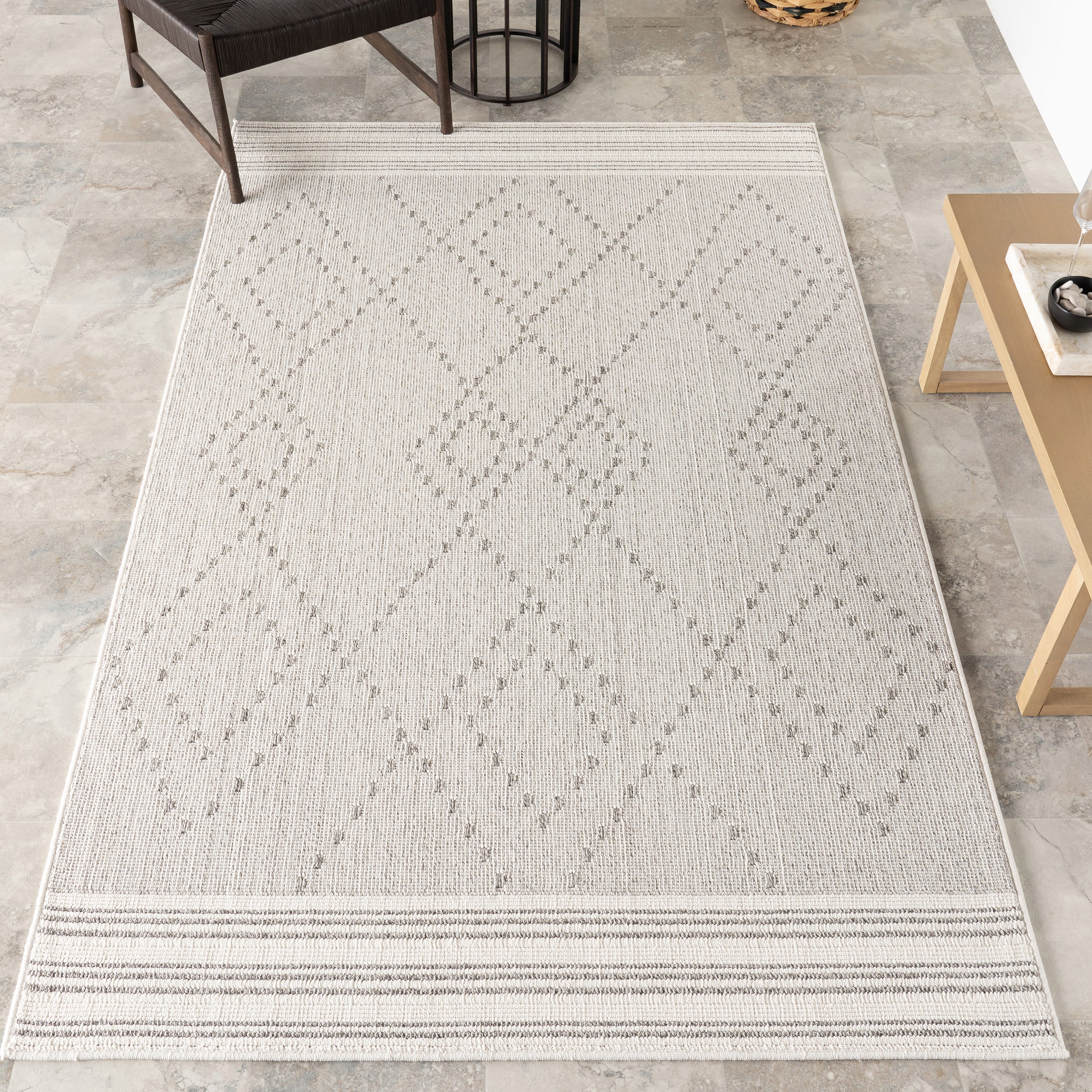 Jacinda Trellis Indoor/Outdoor Area Rug - Image 2