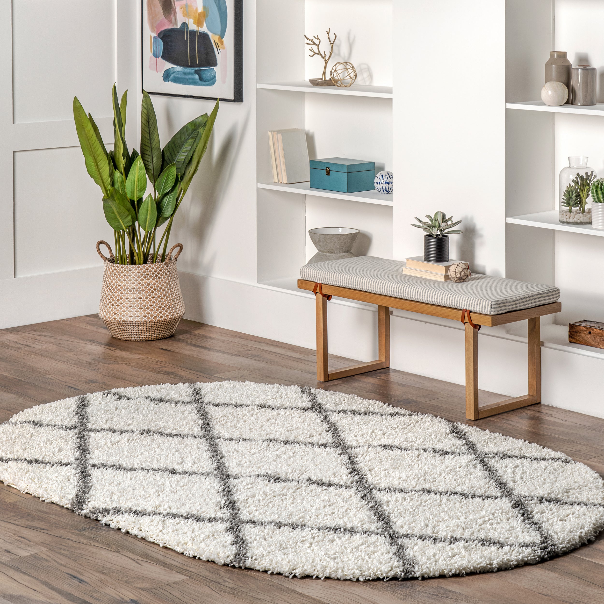 Tess Moroccan Shag Area Rug - Image 10
