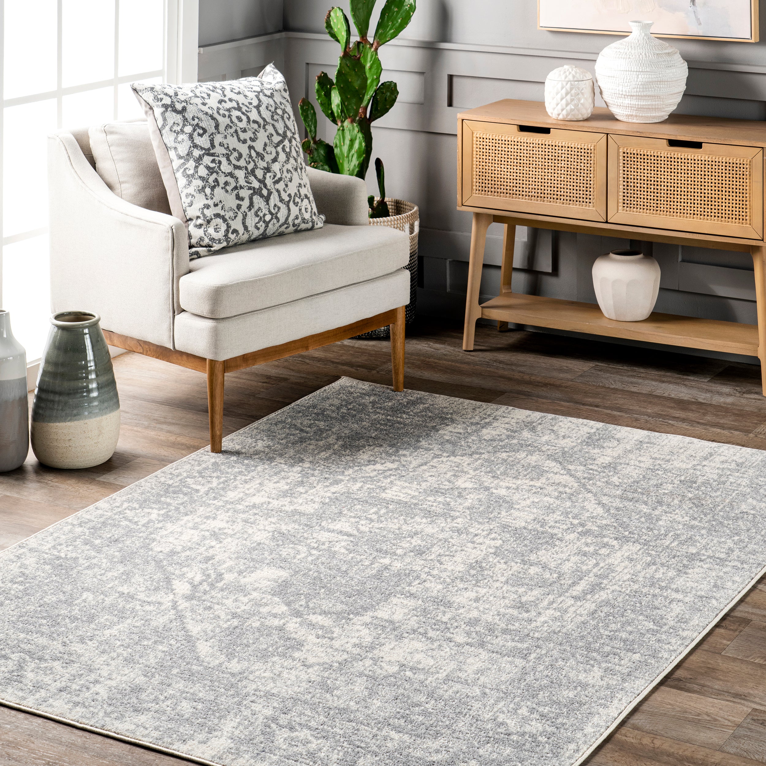 Justine Vintage Medallion Area Rug - Image 30