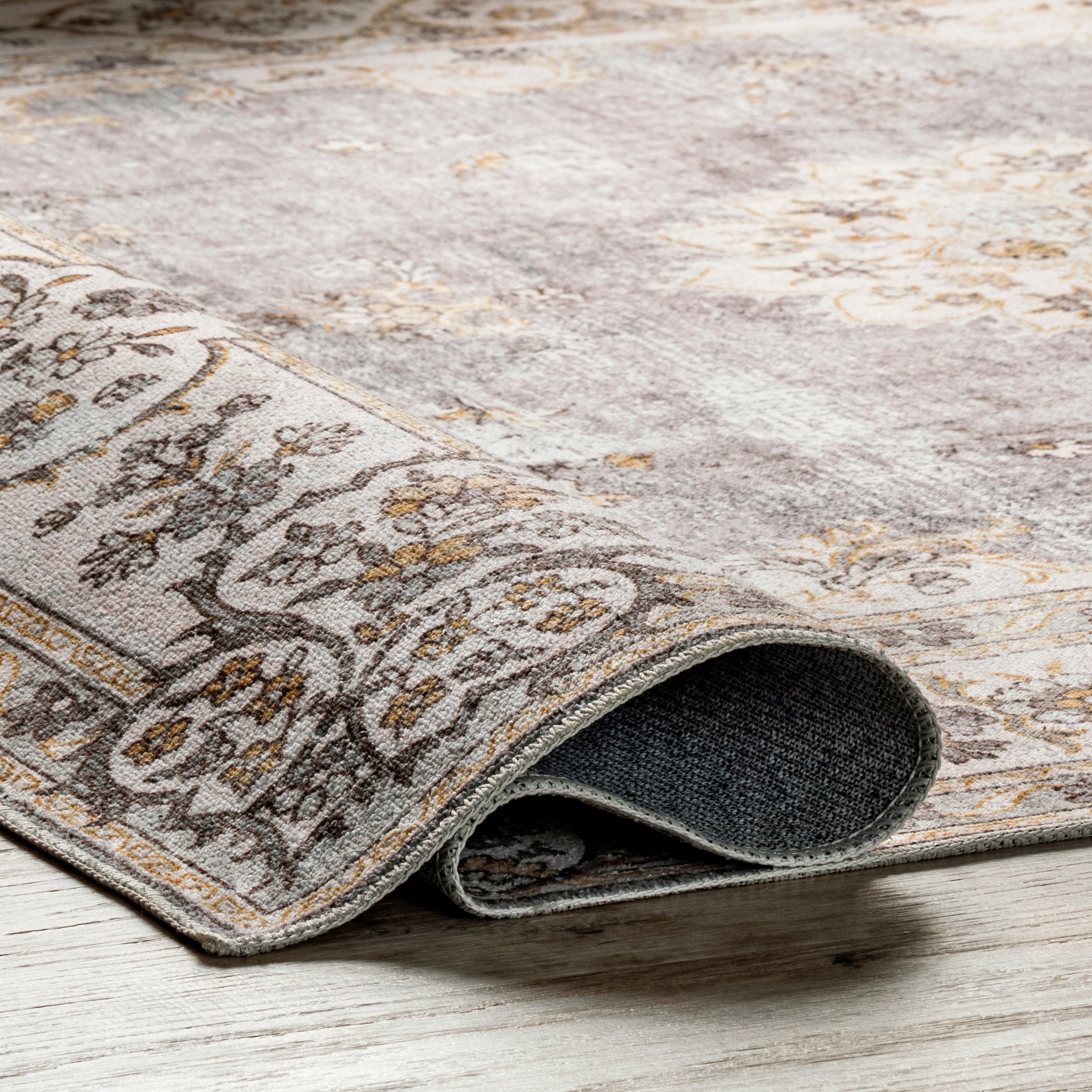 Ren Vintage Floral Machine Washable Area Rug - Image 17