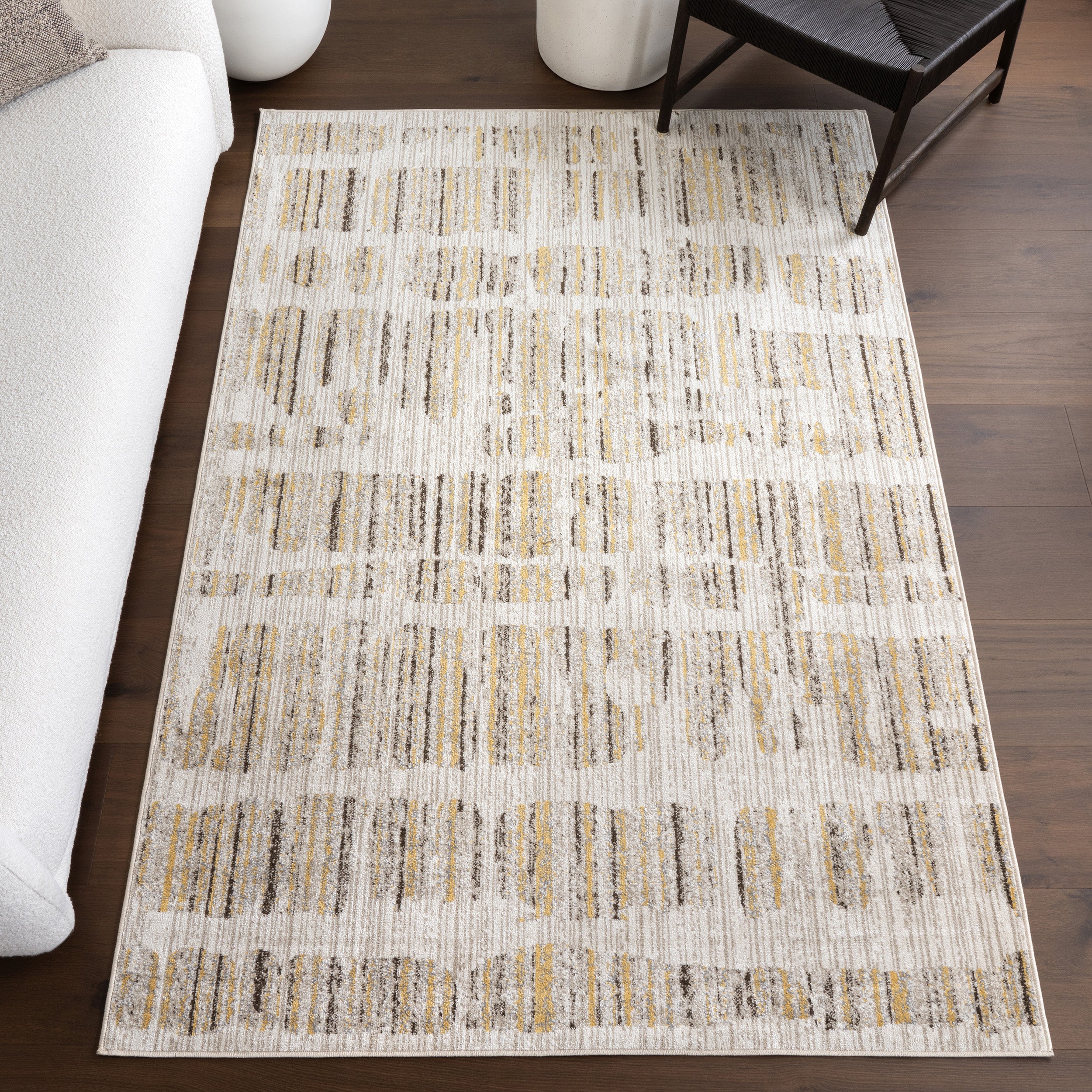 Maemi Abstract Machine Washable Area Rug - Image 2
