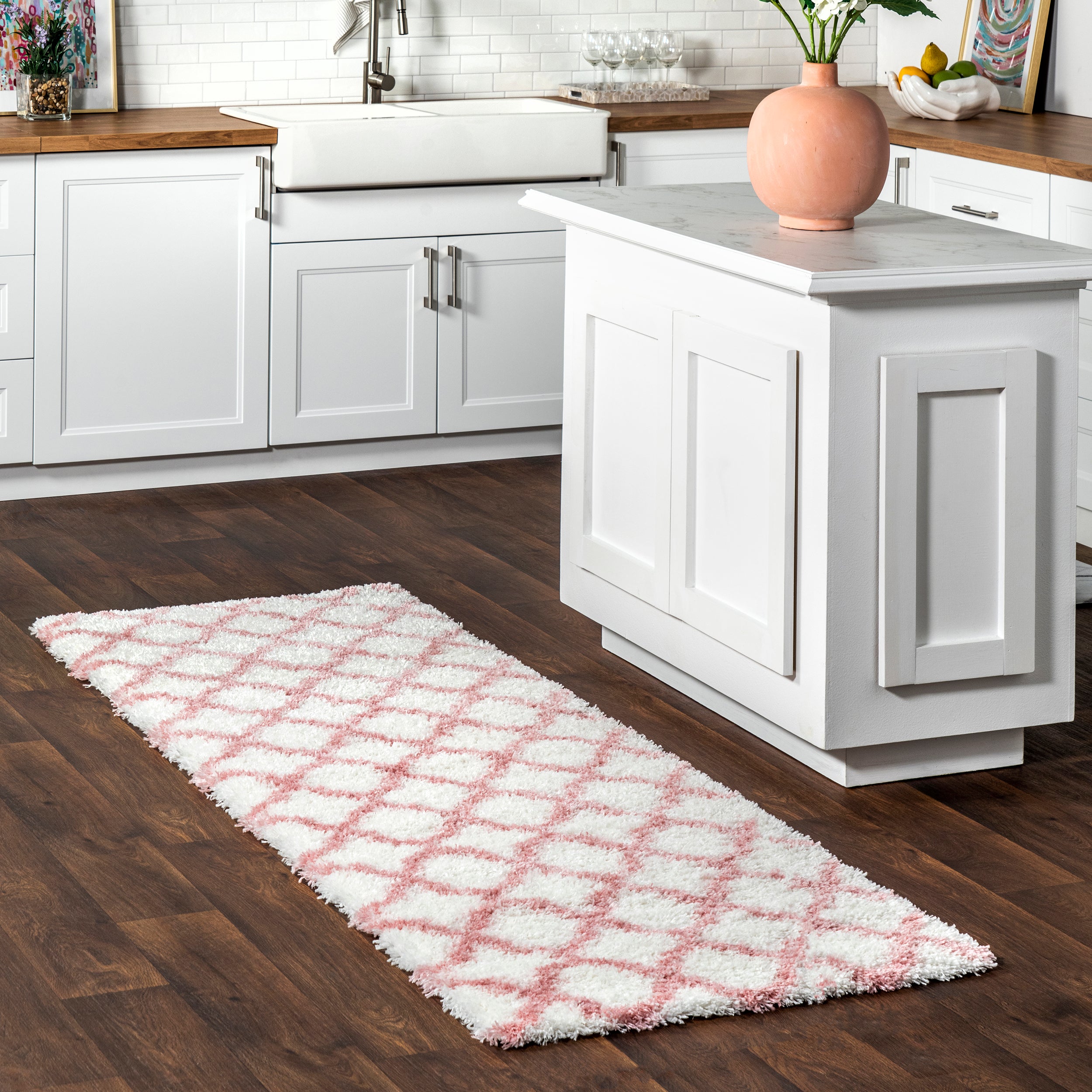 Nelda Trellis Kids Shag Area Rug - Image 11