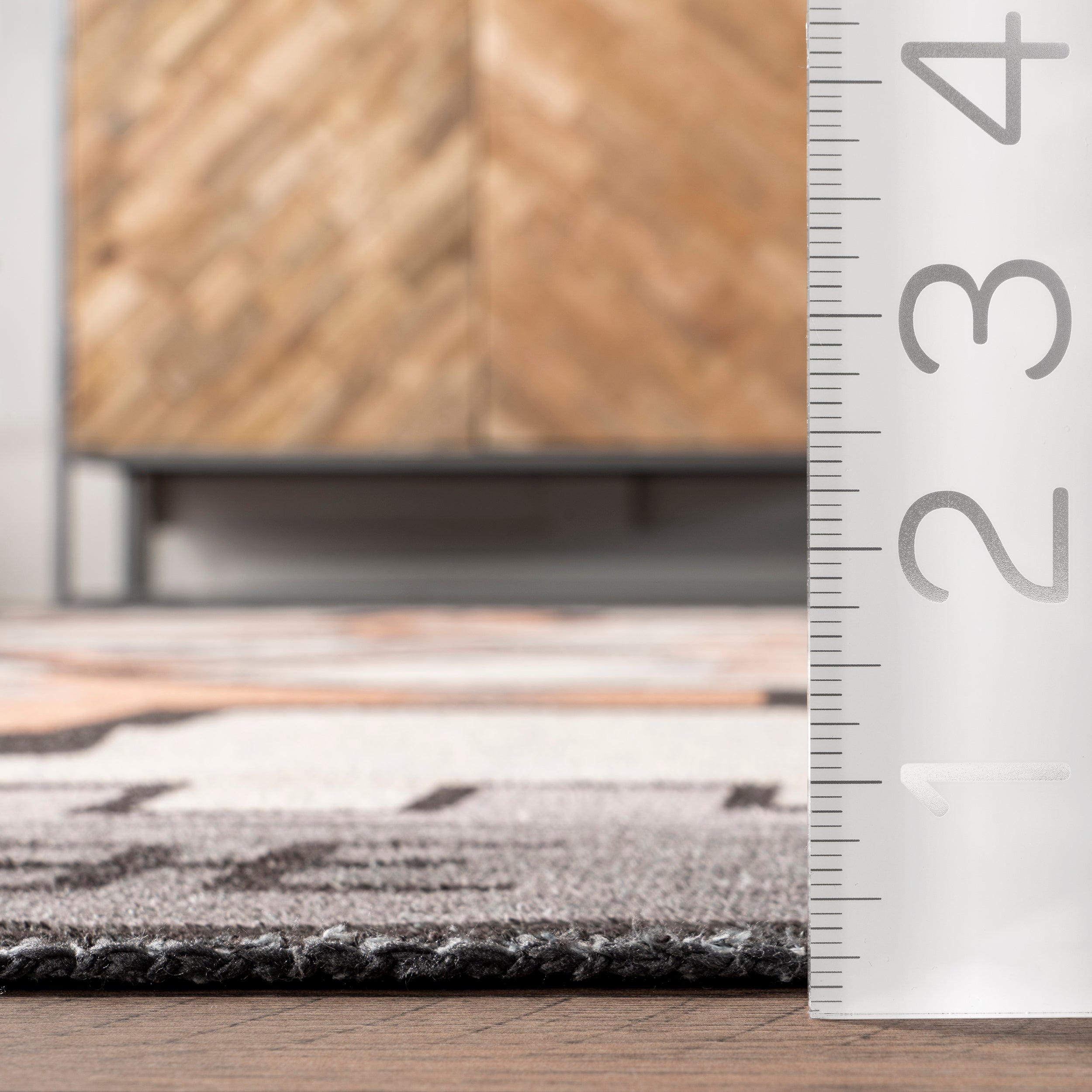 Remy Bold Geometric Machine Washable Area Rug - Image 12