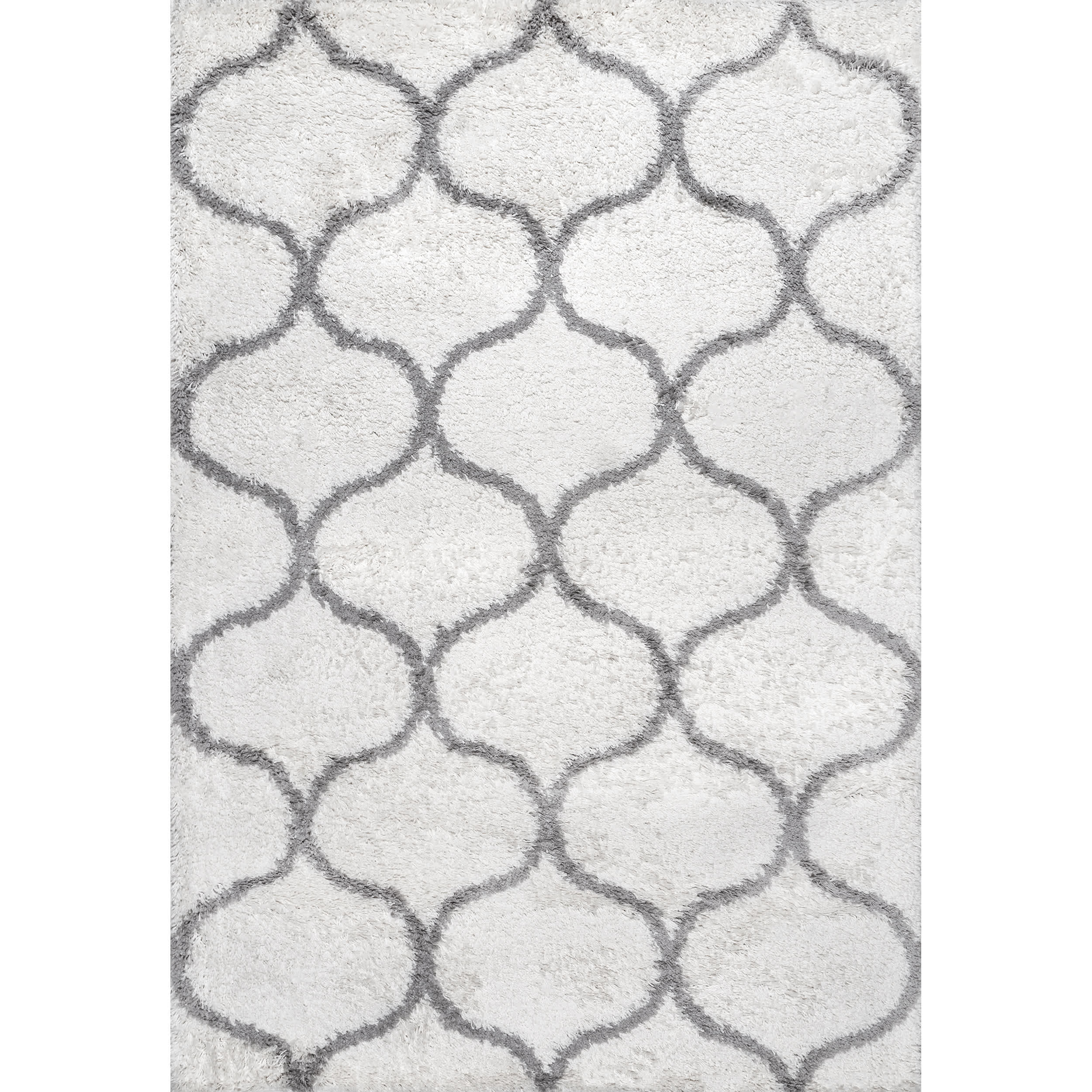 Malika Soft & Cozy Trellis Shag Area Rug