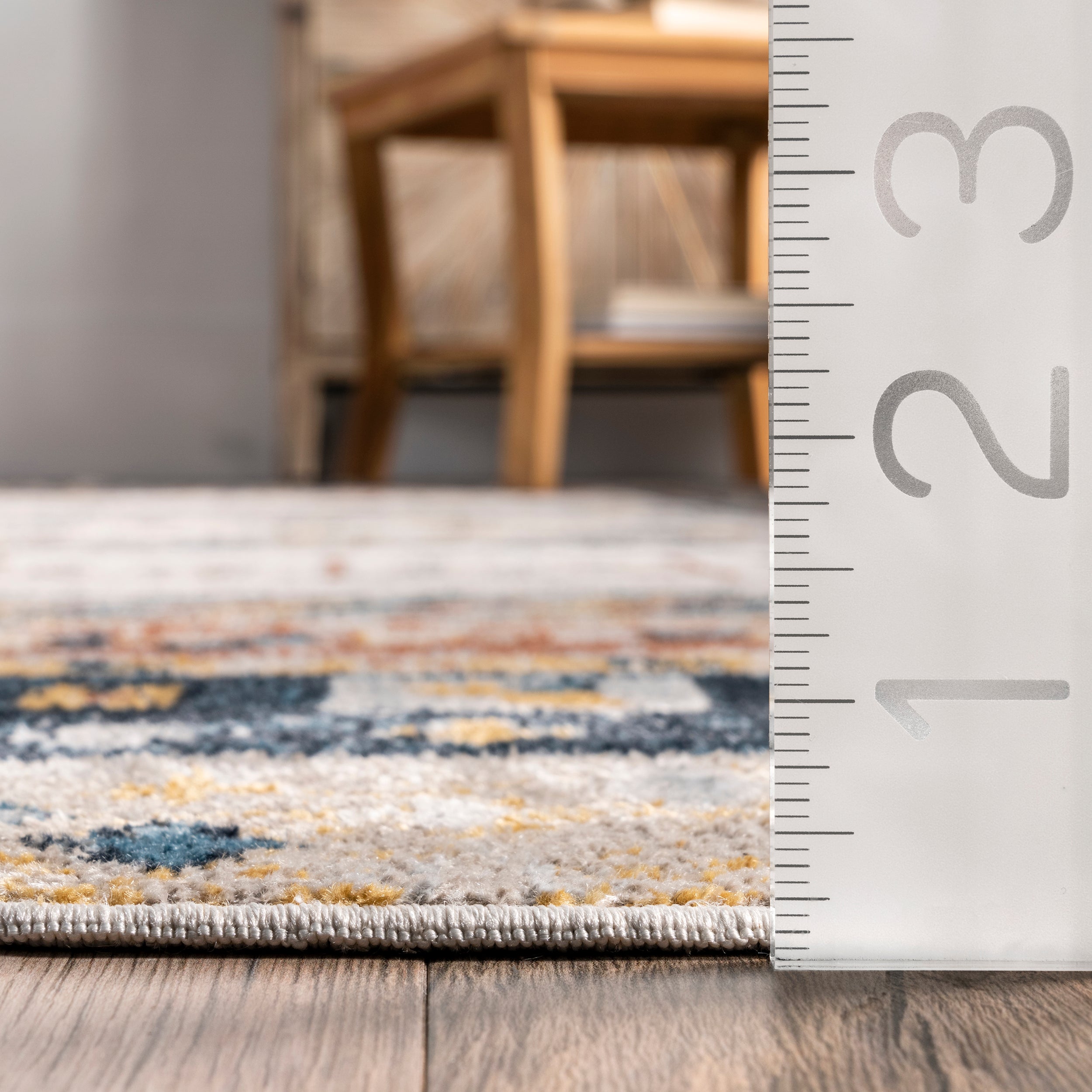 Shannon Machine Washable Geometric Tribal Area Rug - Image 3
