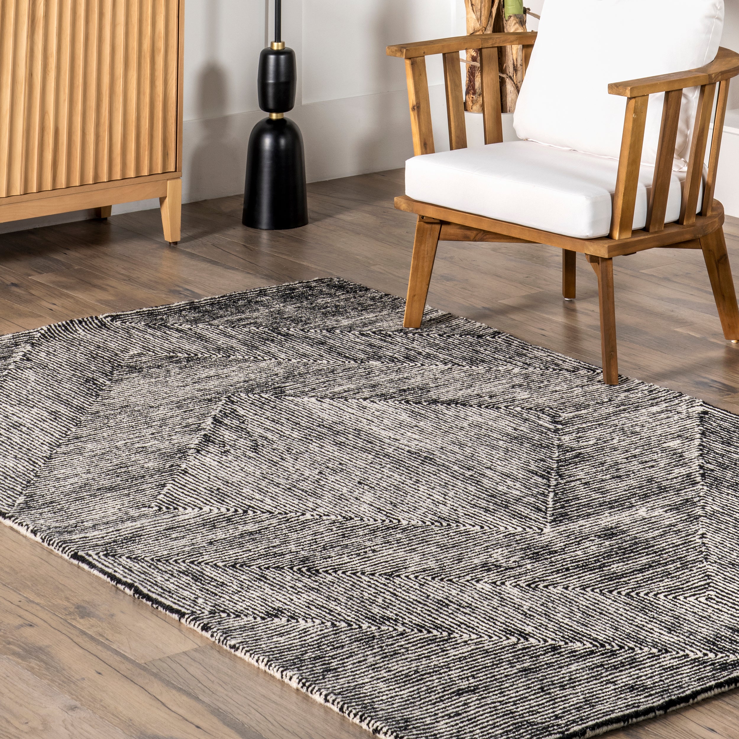 Heidi Modern Hand Tufted Wool Area Rug - Image 9