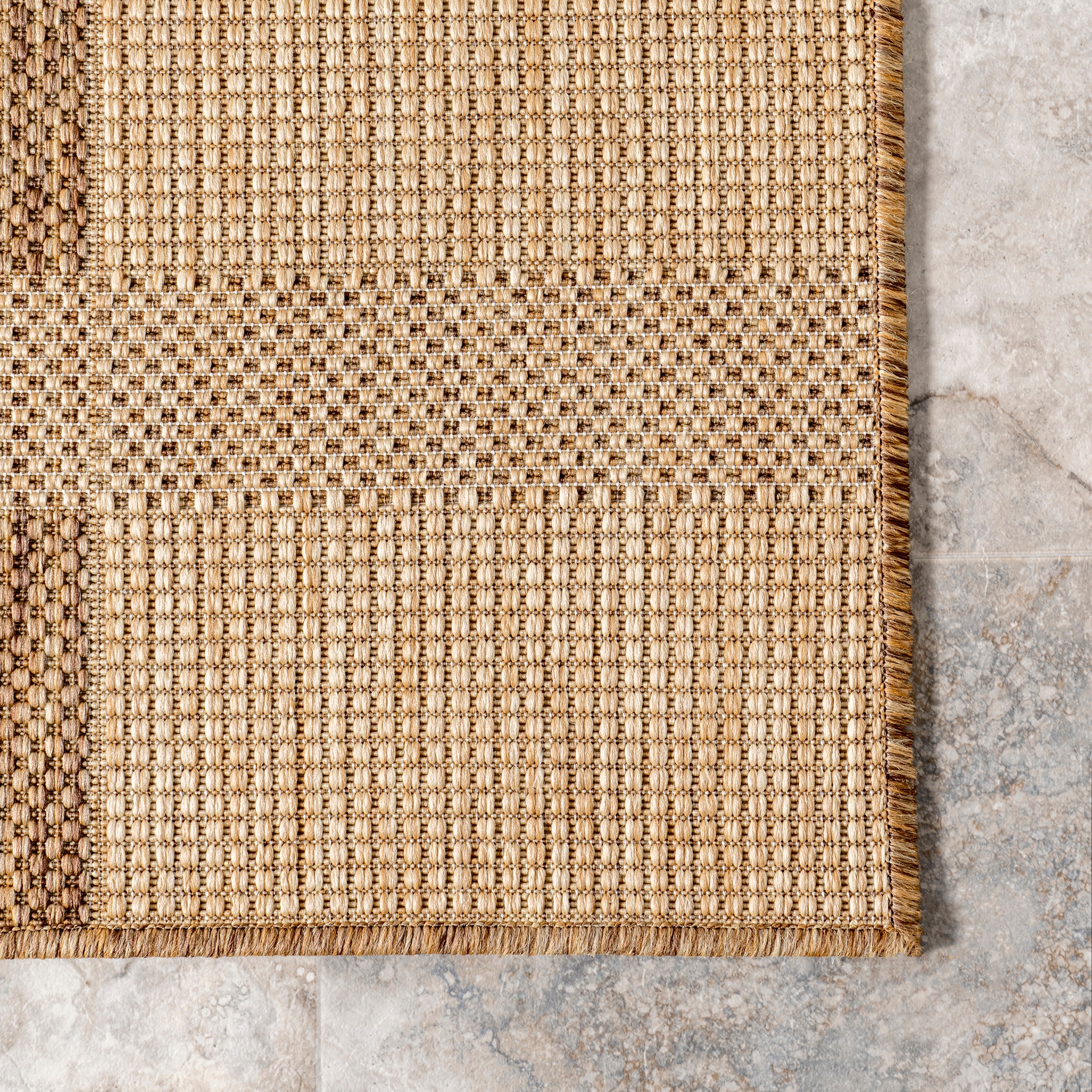Lila Modern Striped Indoor/Outdoor Area Rug - Image 5