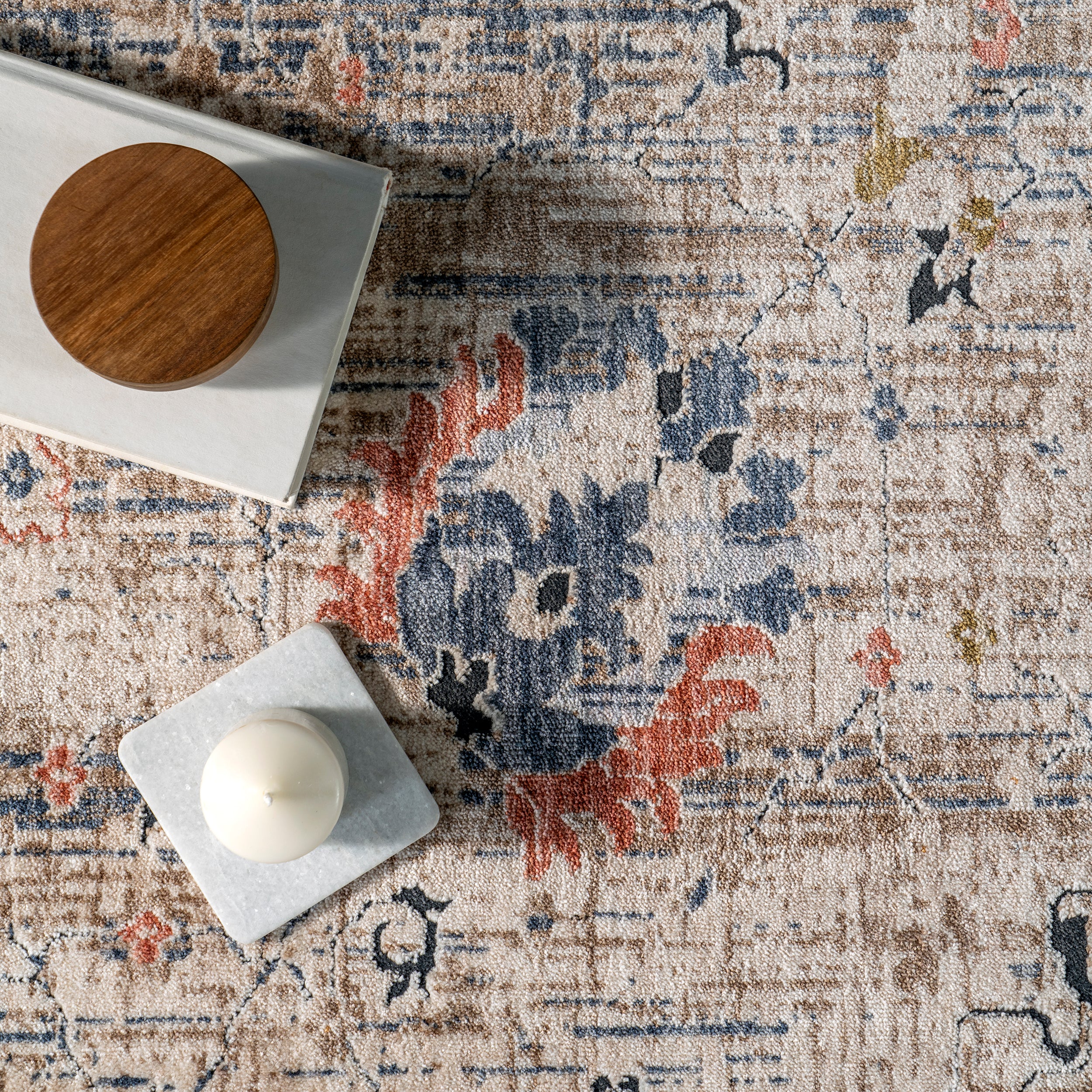 Acelynn Distressed Traditional Area Rug - Image 6