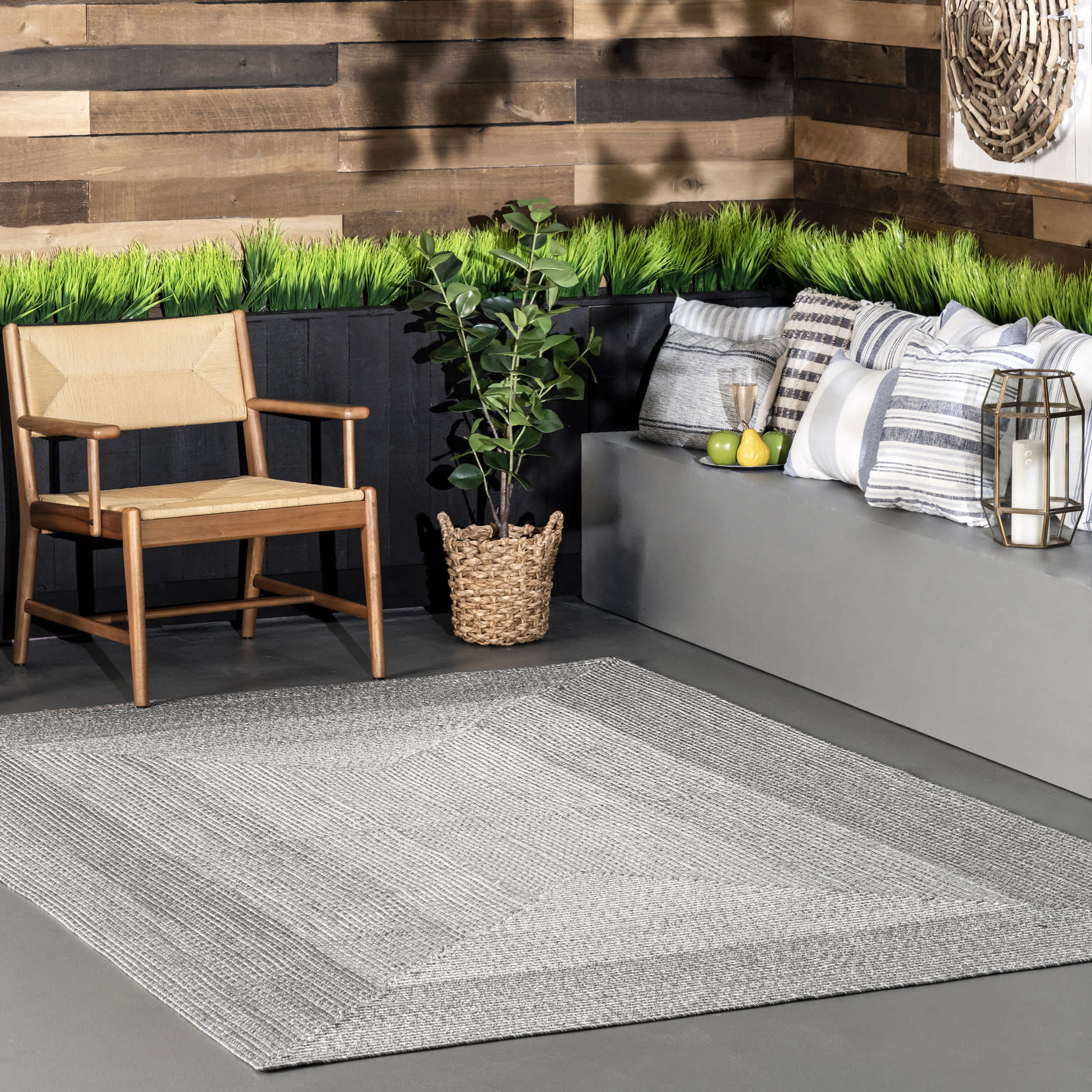 Jayda Braided Ombre Indoor/Outdoor Area Rug - Image 20