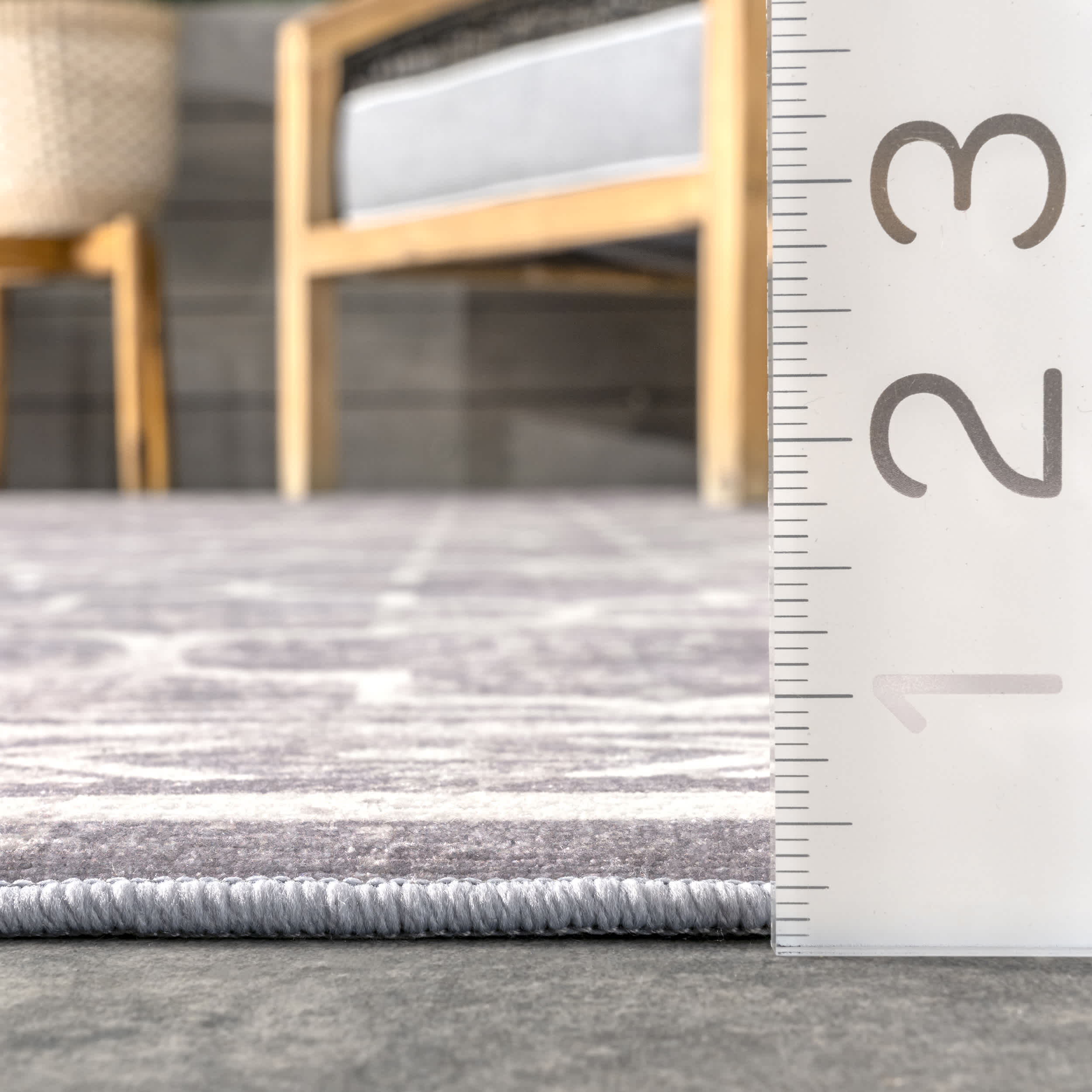 Maribel Geometric Machine Washable Indoor/Outdoor Area Rug - Image 15