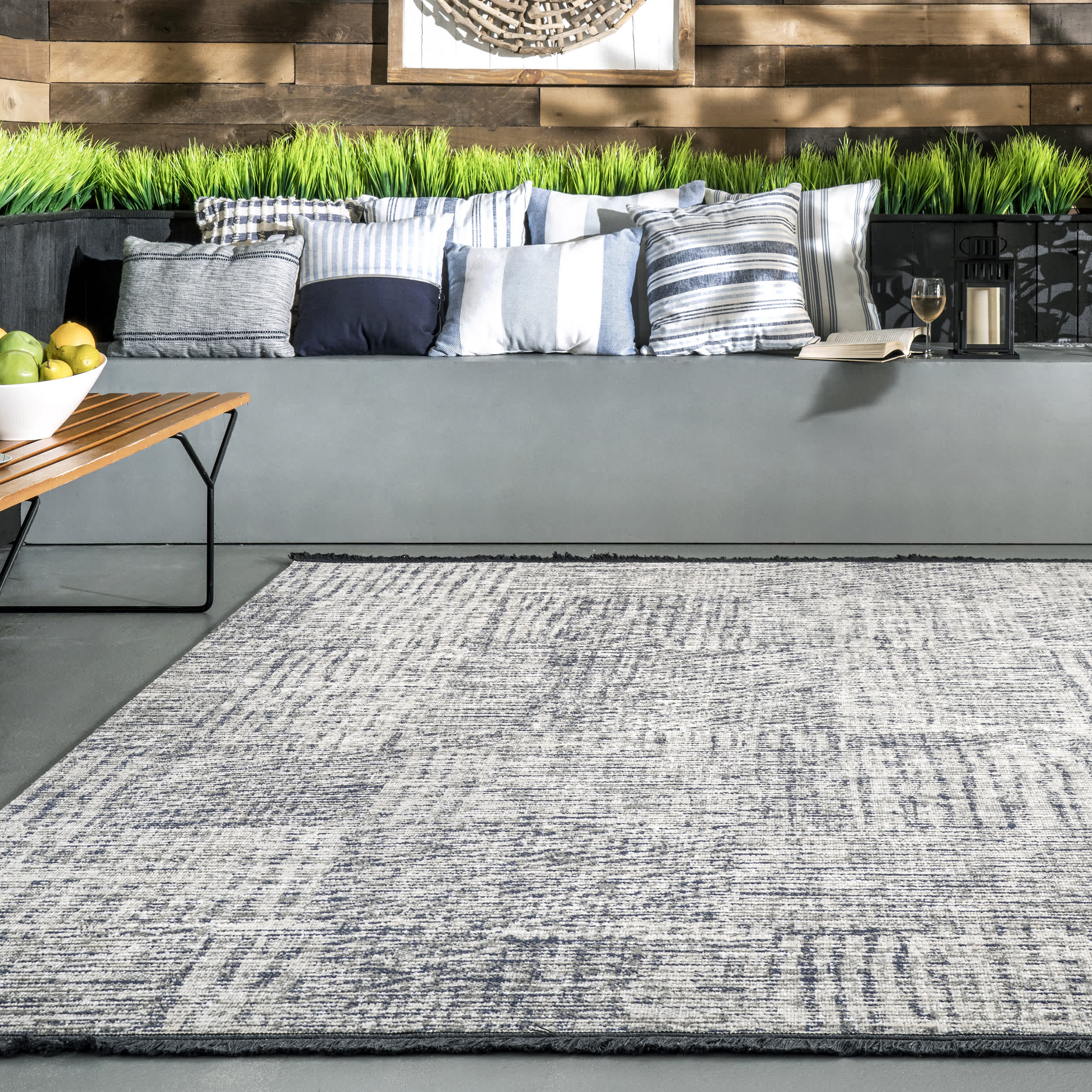 Vada Casual Fringe Indoor/Outdoor Area Rug - Image 8