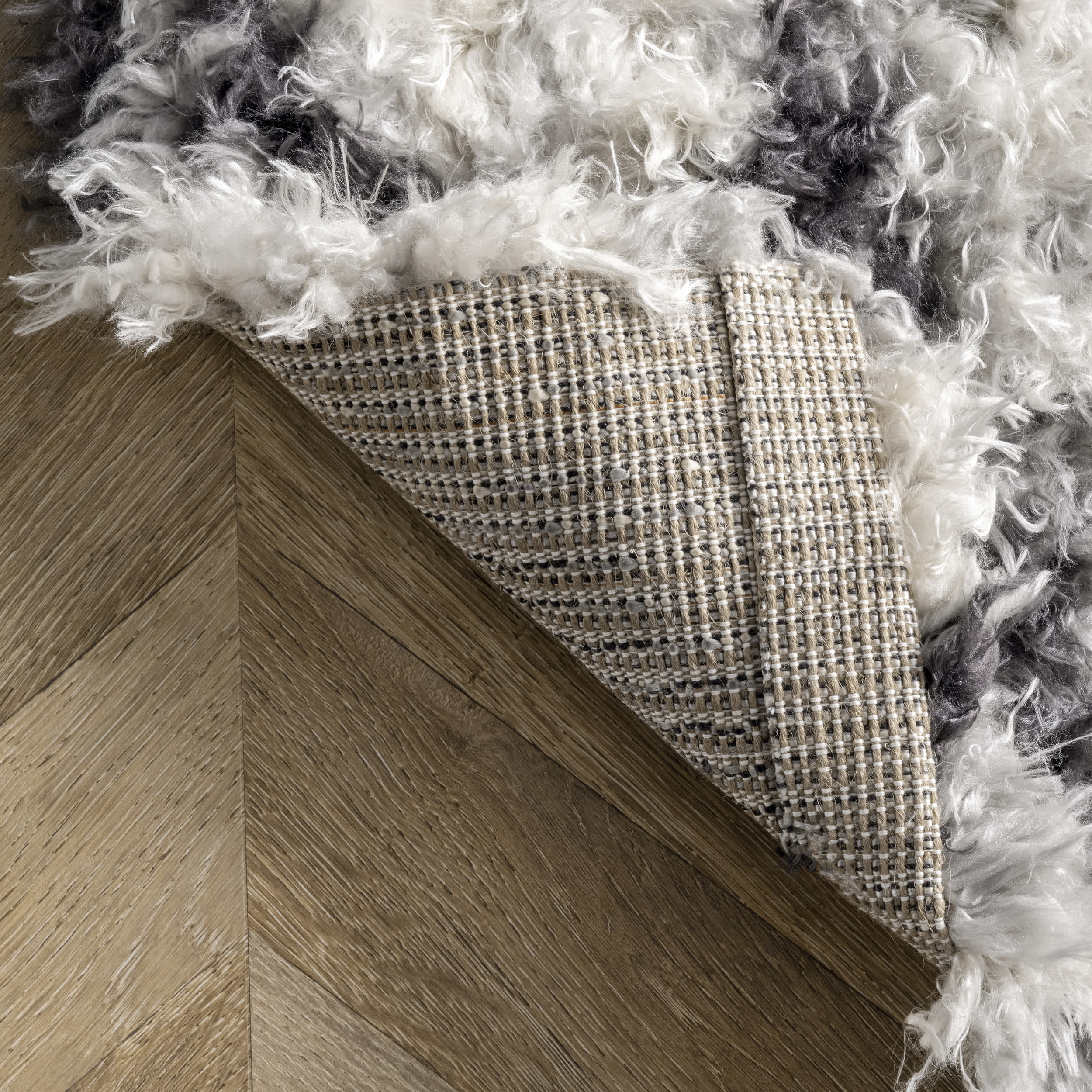 Bristowe Diamond Cozy Soft & Fluffy Shag Area Rug - Image 7