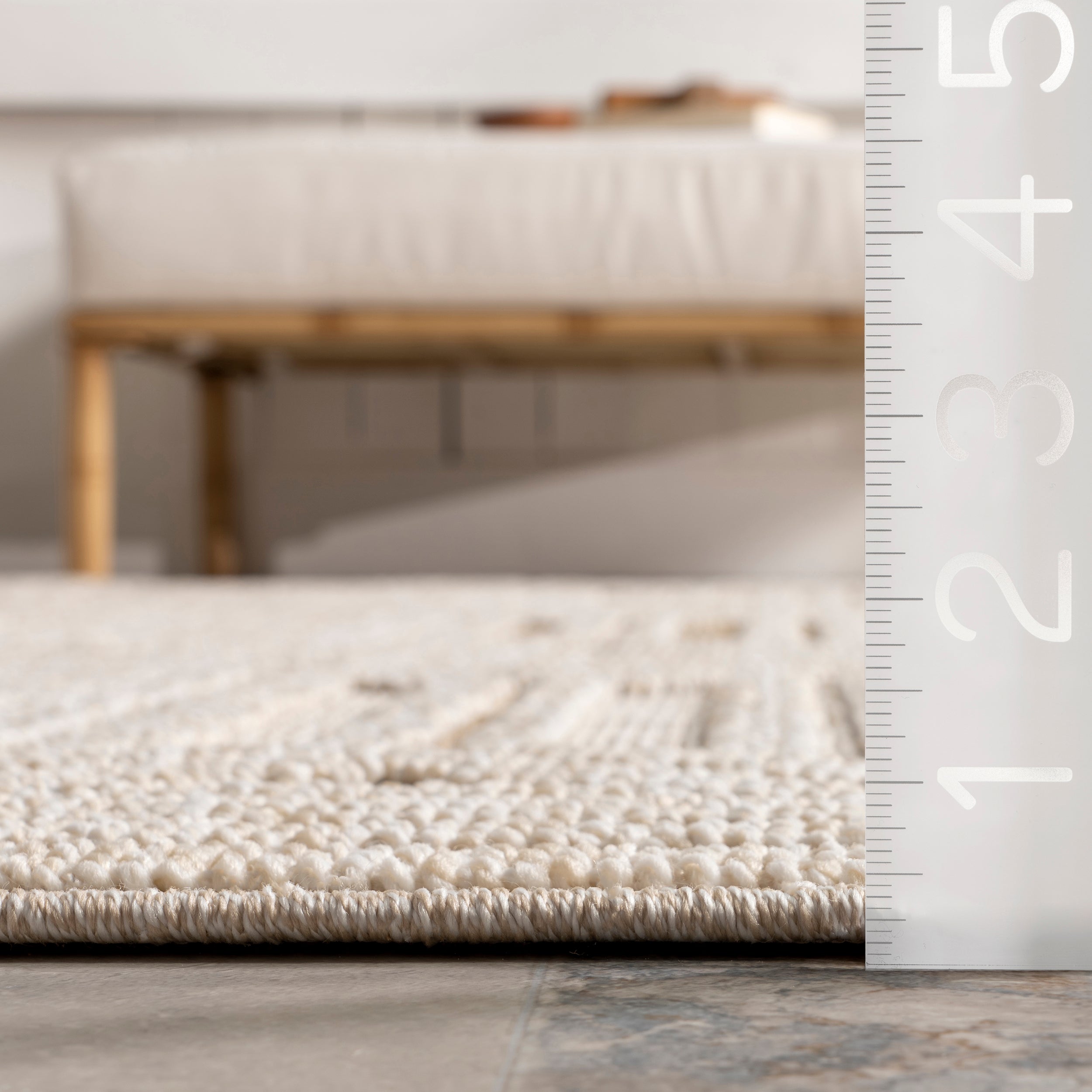 Letitia Raised Diamond Indoor/Outdoor Area Rug - Image 3