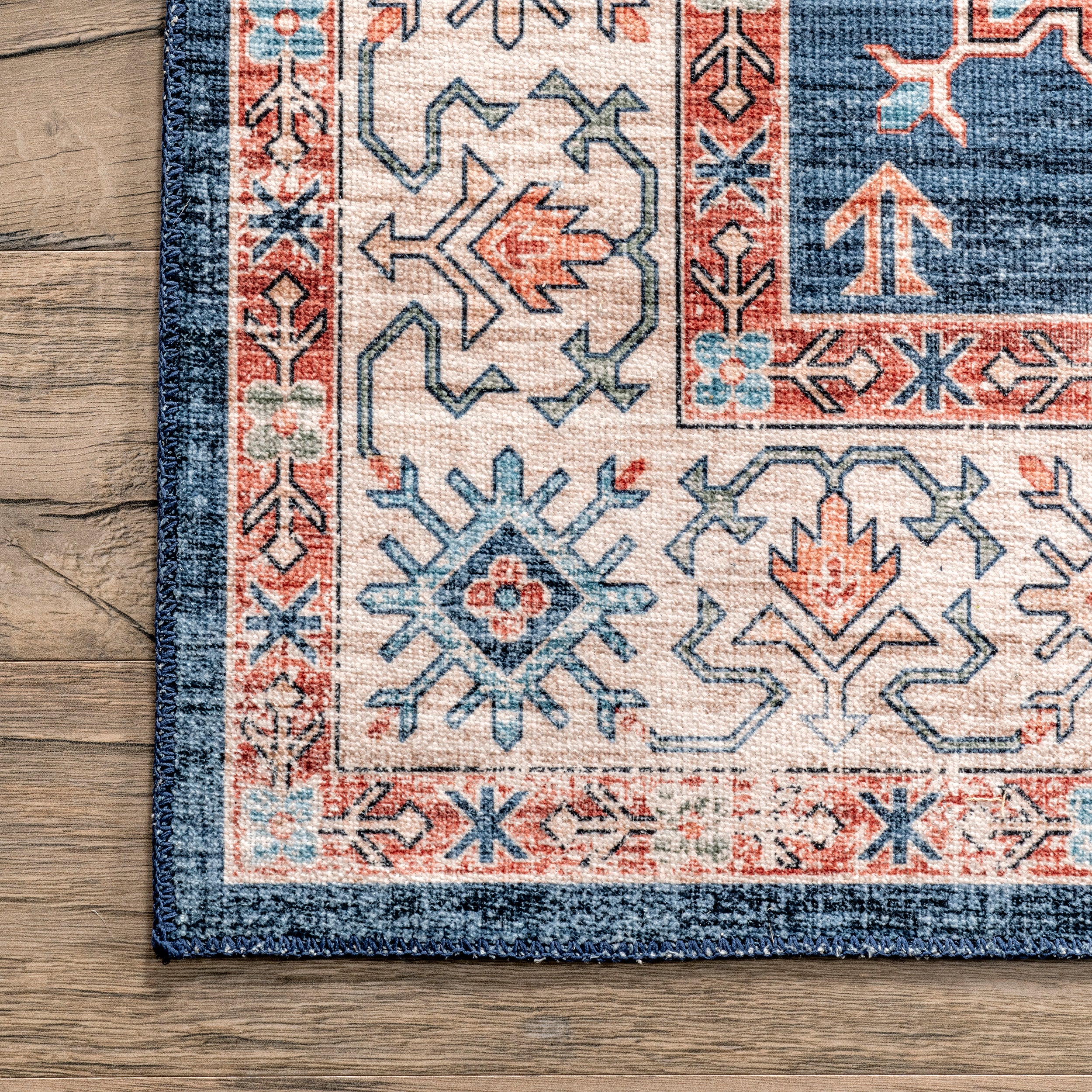 Finley Machine Washable Vintage Distressed Area Rug - Image 16