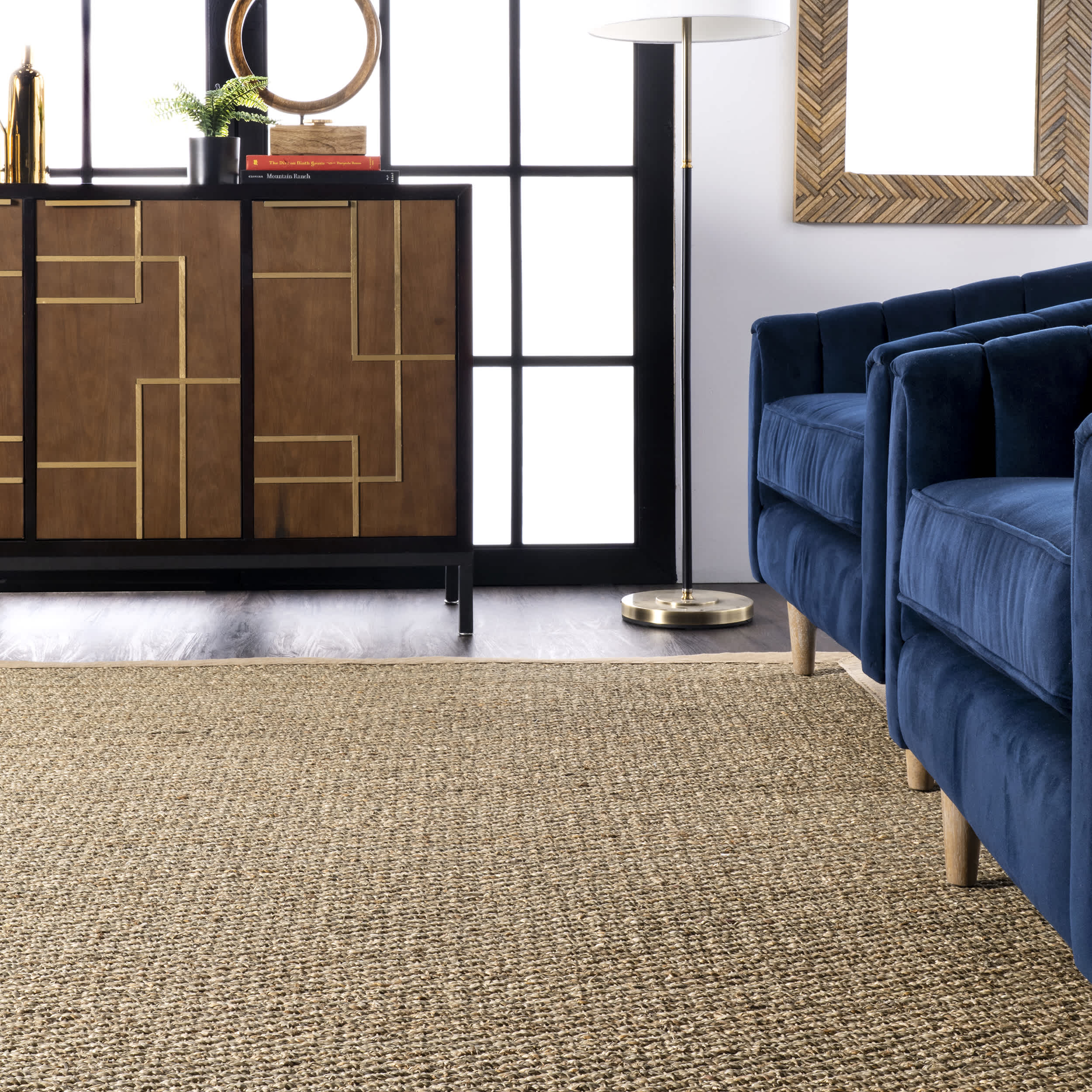 Elijah Seagrass with Border Area Rug - Image 8