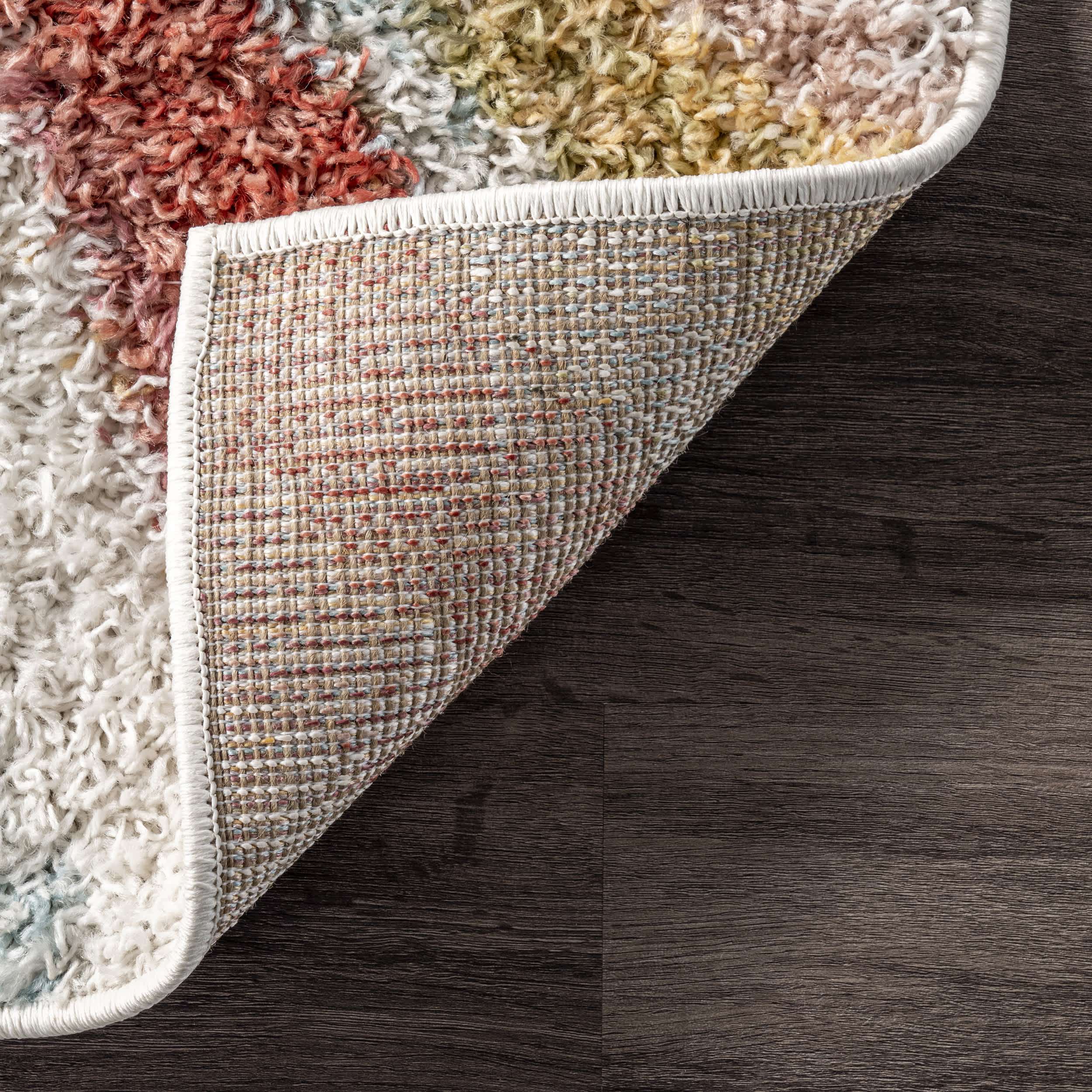Cynthia Cozy Shaggy Wavy Stripes Area Rug - Image 7