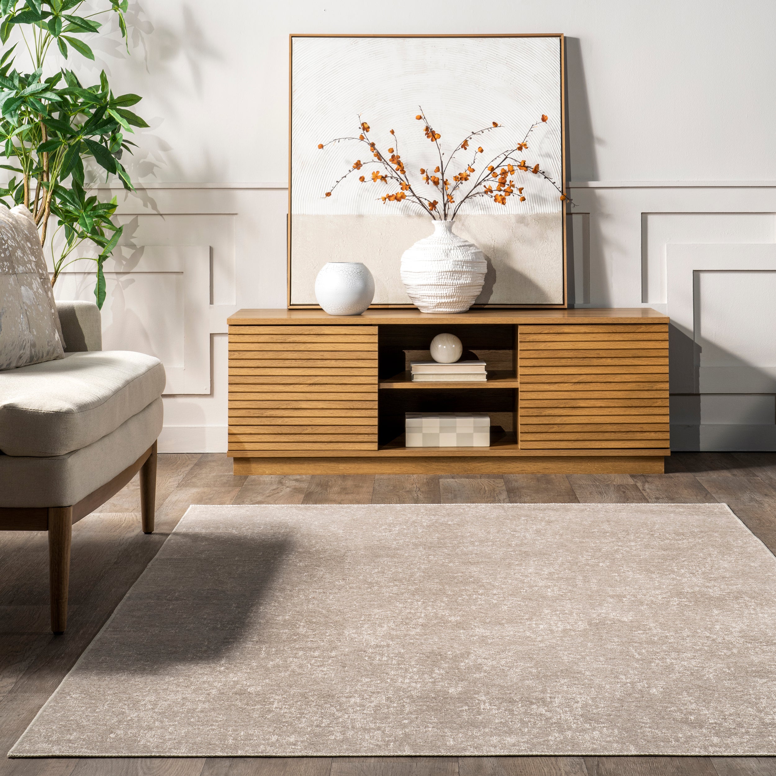 Elspeth Casual Faded Machine Washable Area Rug - Image 8