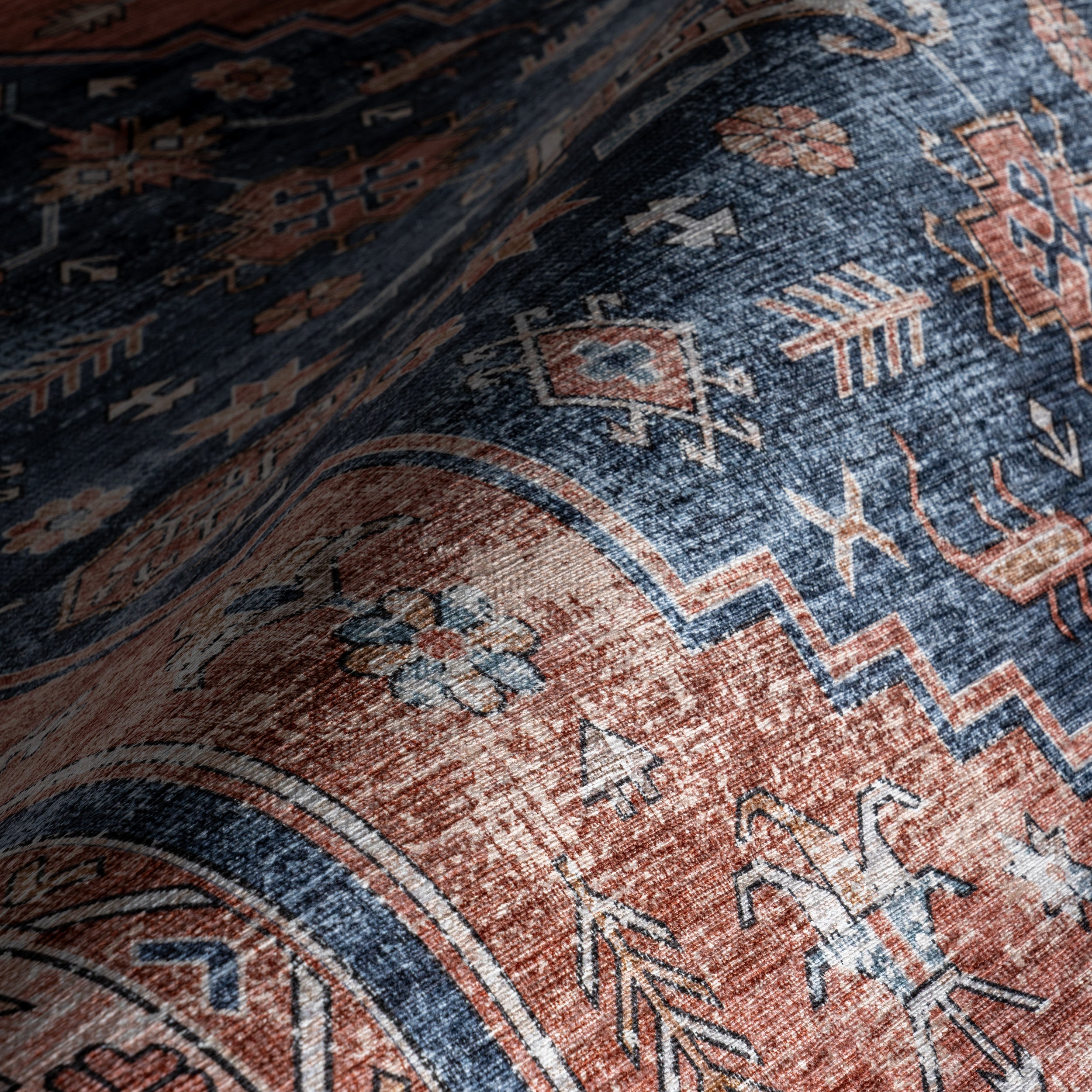 Astra SplashGuard Traditional Machine Washable Area Rug - Image 5