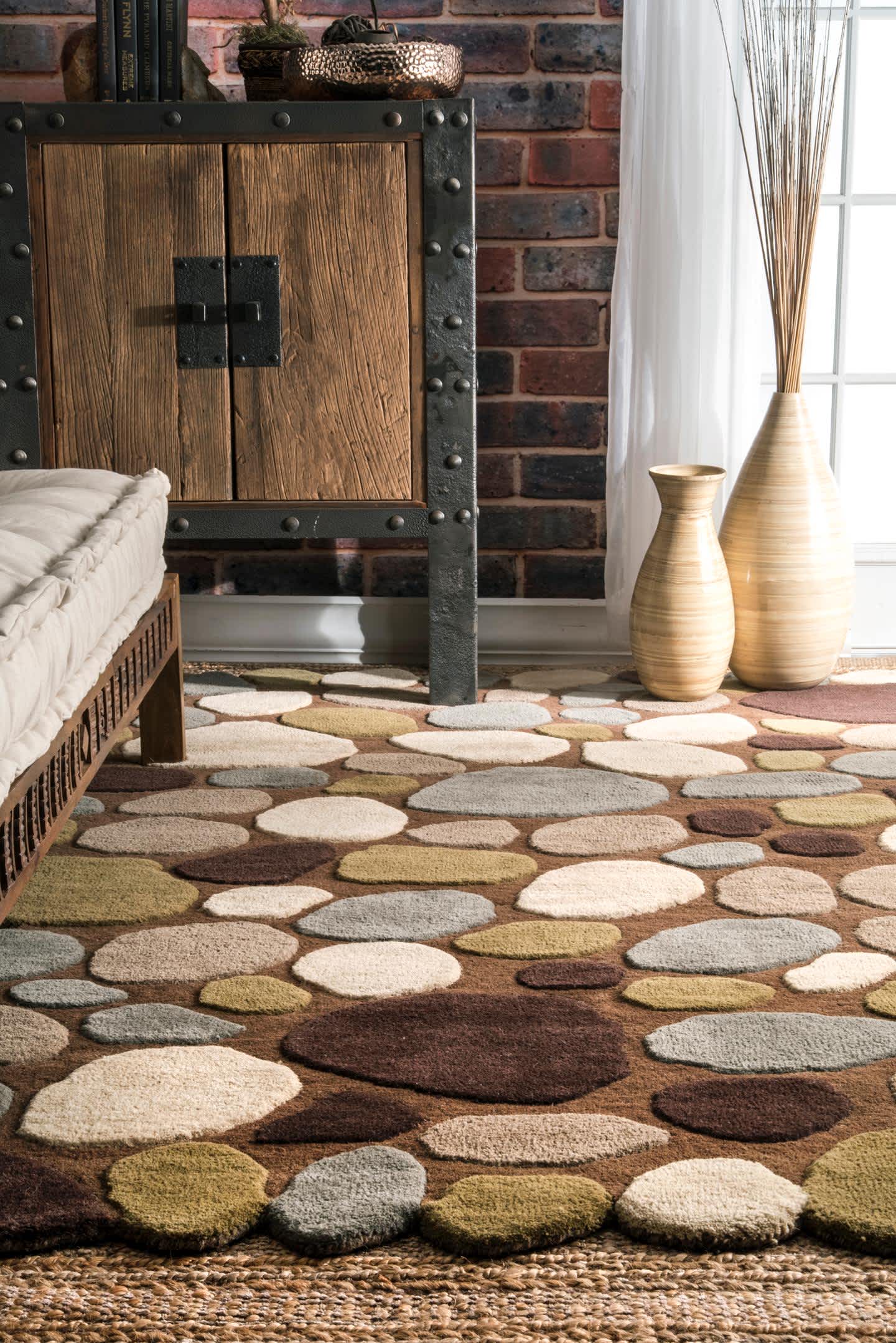 Hand Tufted Pebbles Area Rug - Image 4